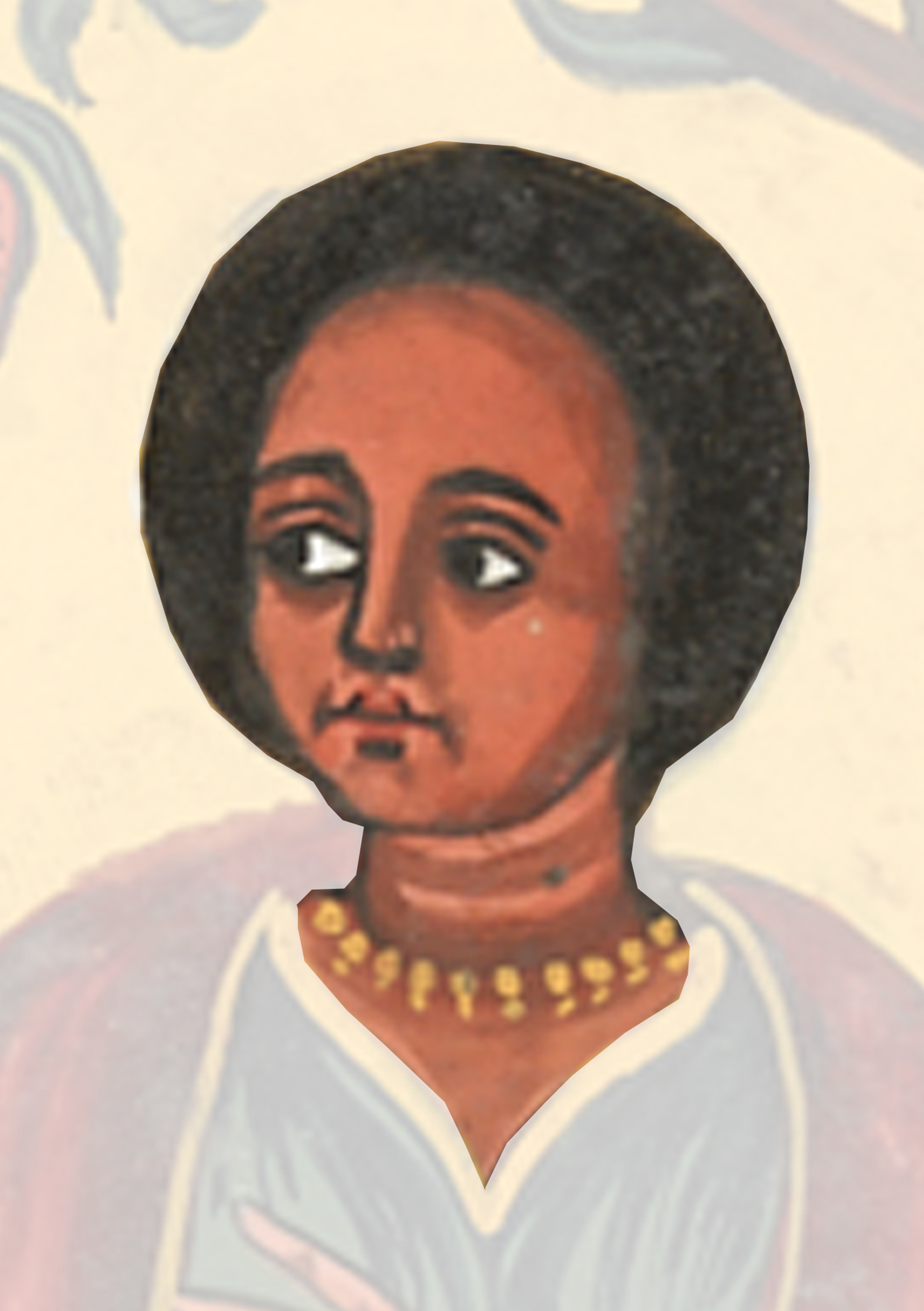 Painting Of A Woman With A Necklace