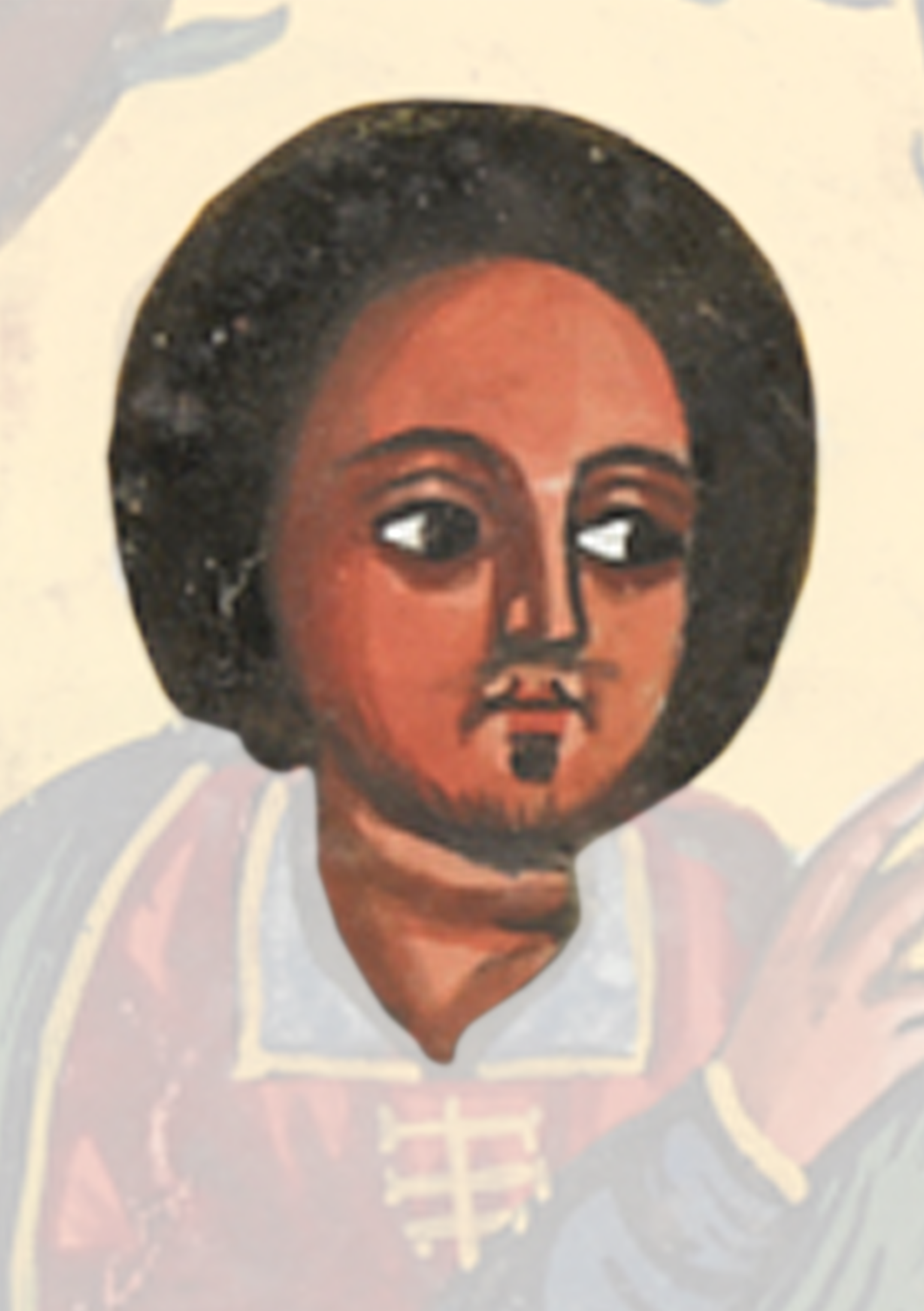 Painting Of A Child With A Cross On His Chest