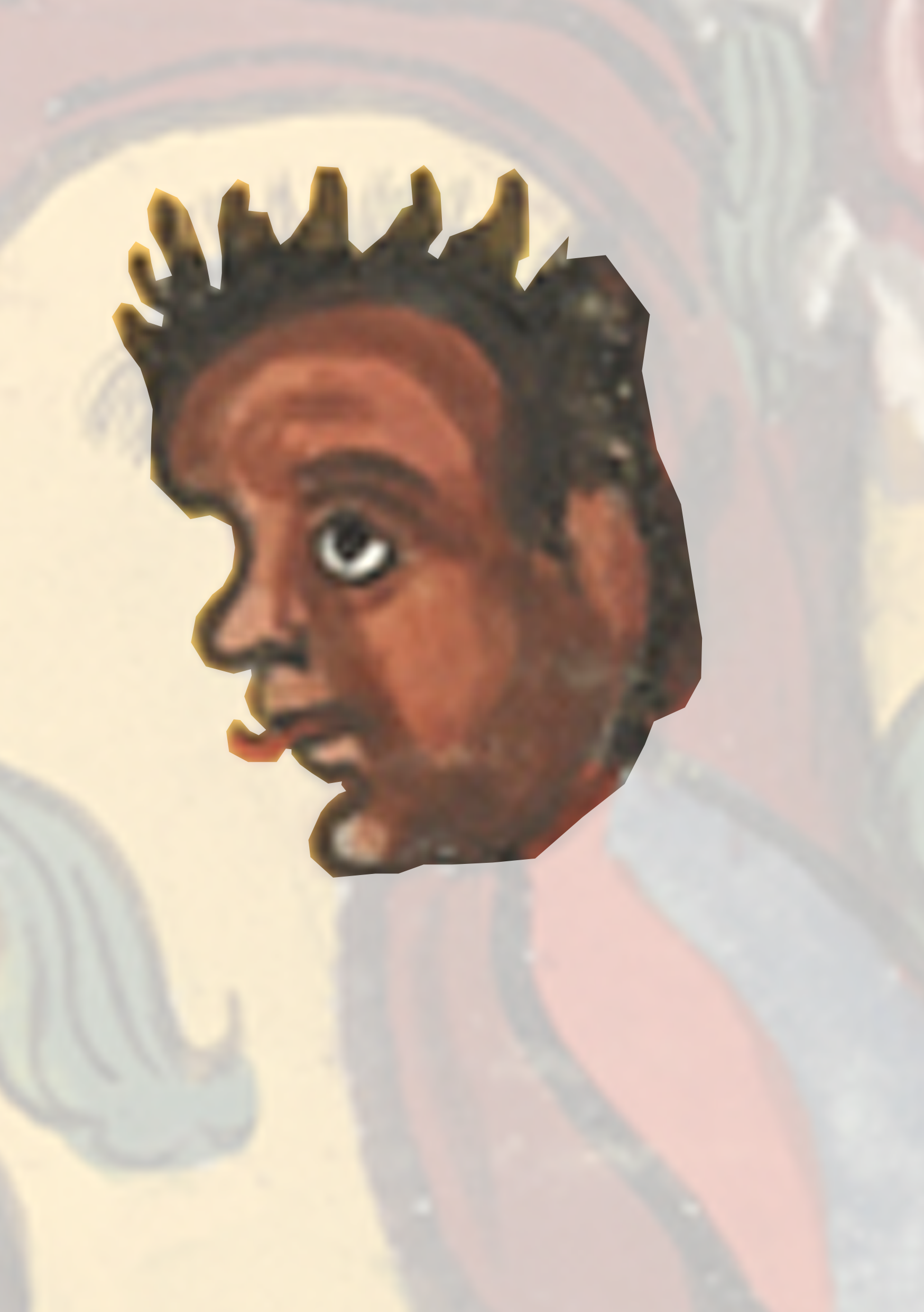 Painting Of A Man With A Crown On His Head
