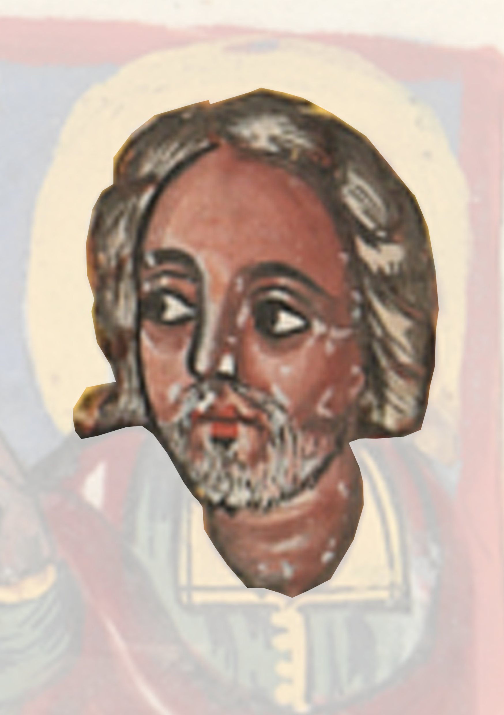 Painting Of Jesus With A Cross