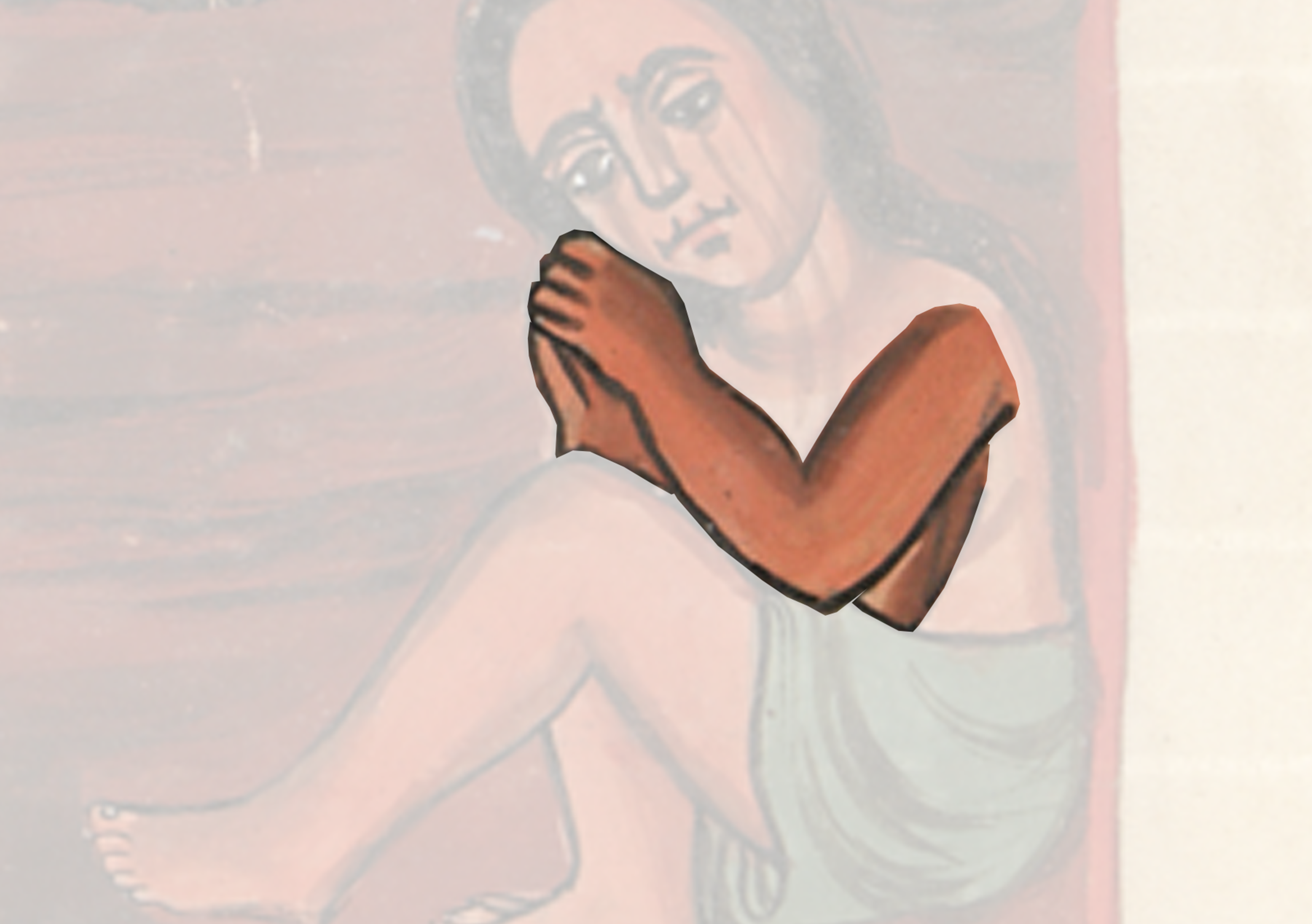 Painting Of A Woman Sitting On A Chair