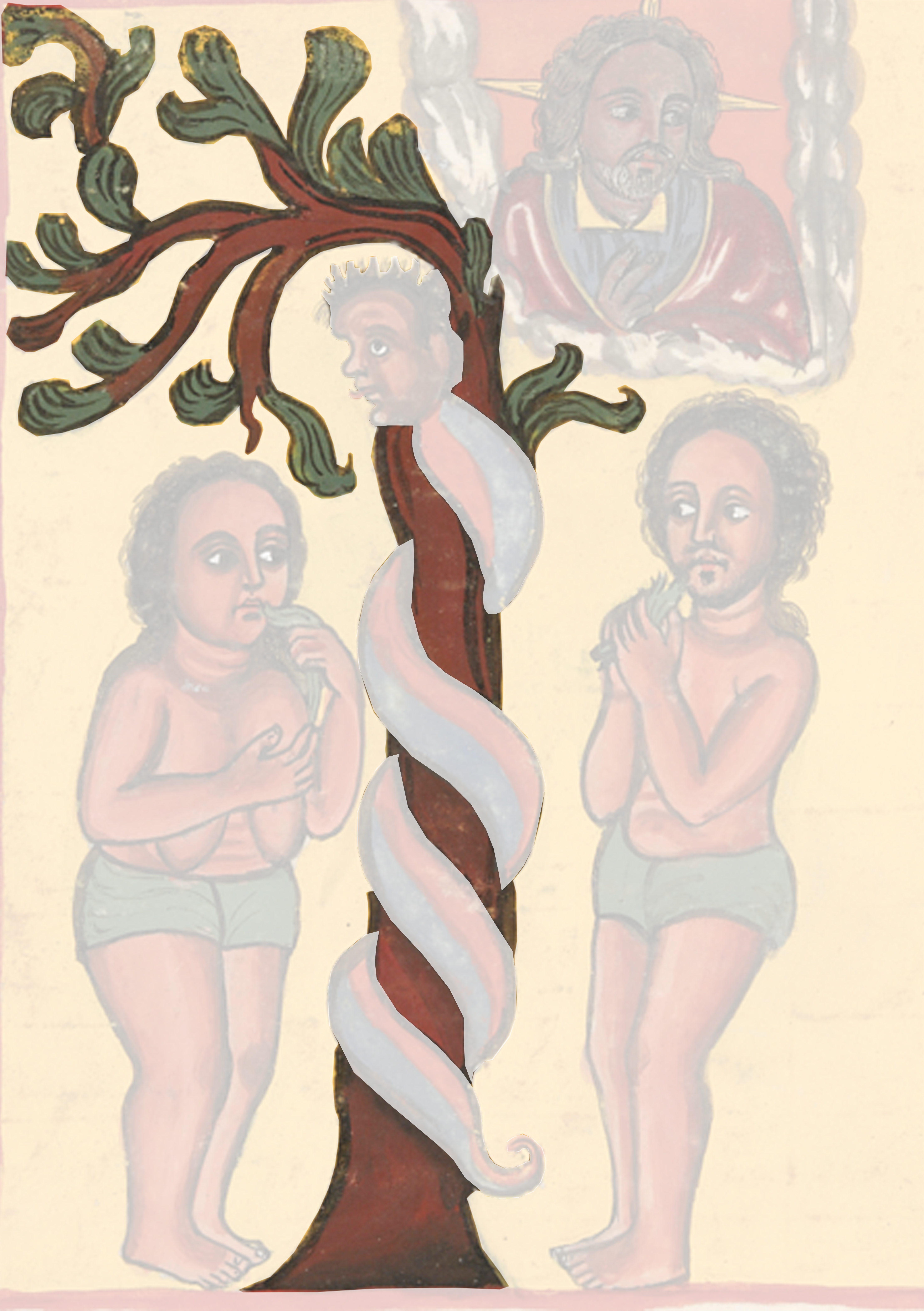 Painting Of A Tree With Three Women