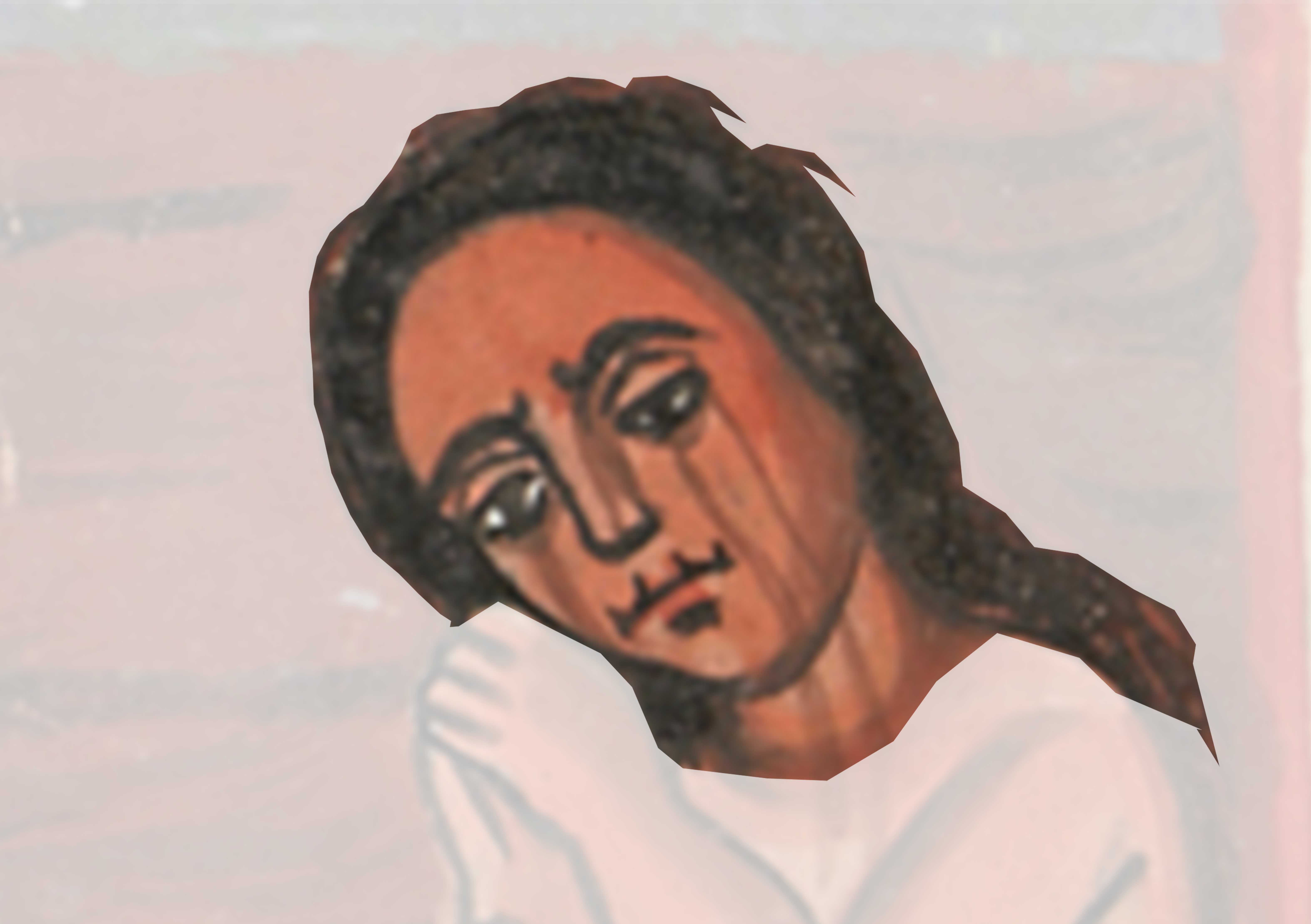 Painting Of A Man With A White Shirt