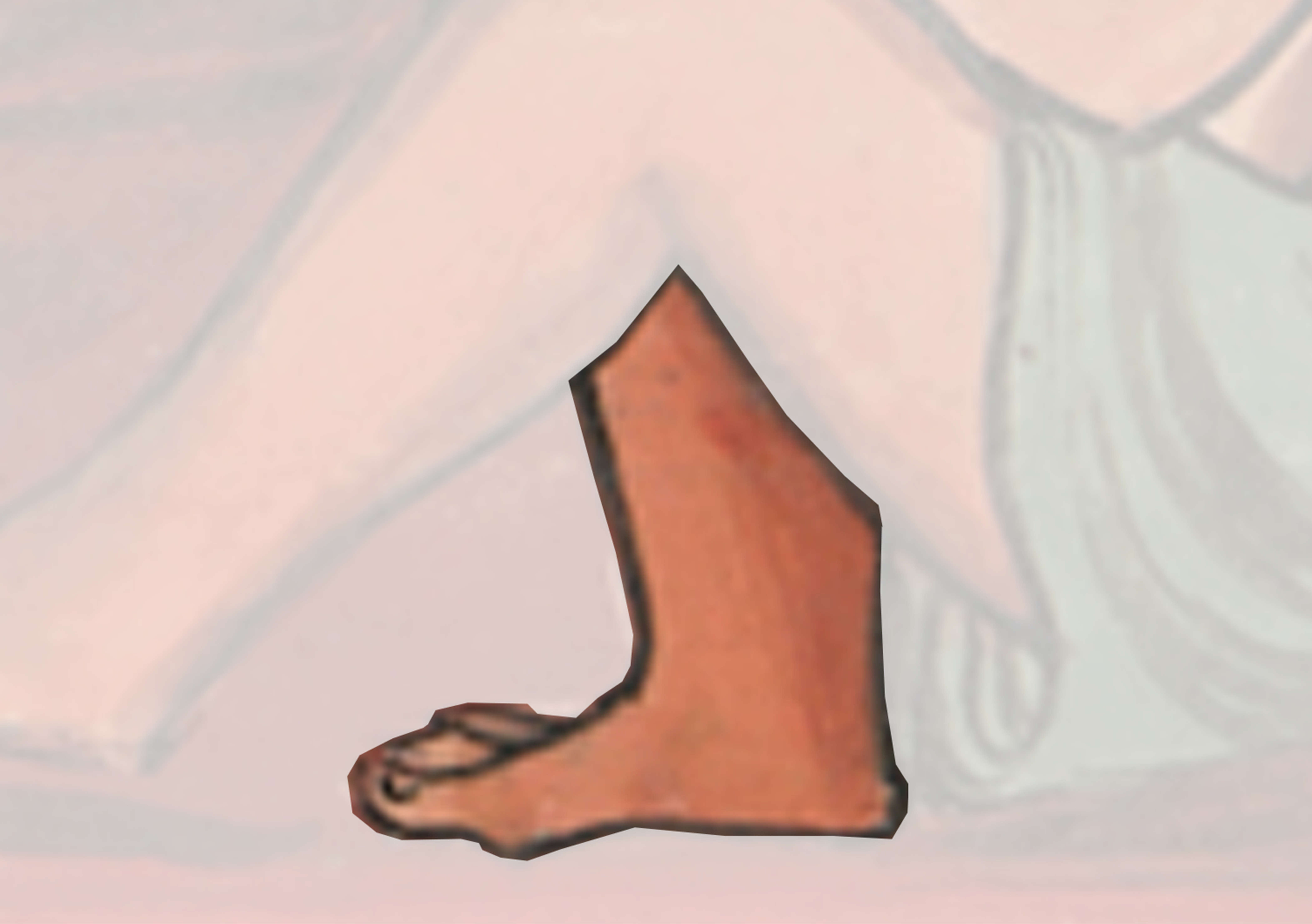 Painting Of A Woman Laying On The Ground