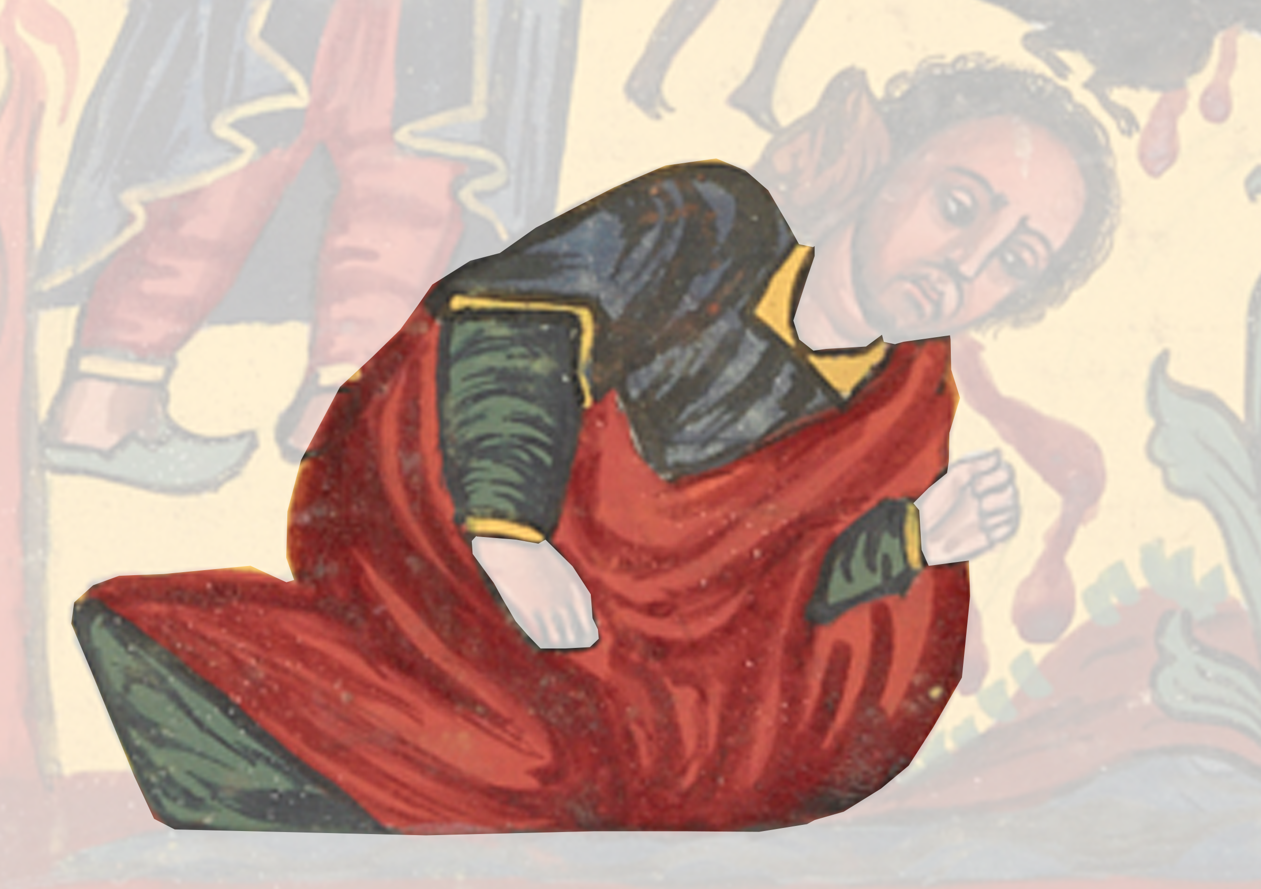 Painting Of A Woman In A Red Dress