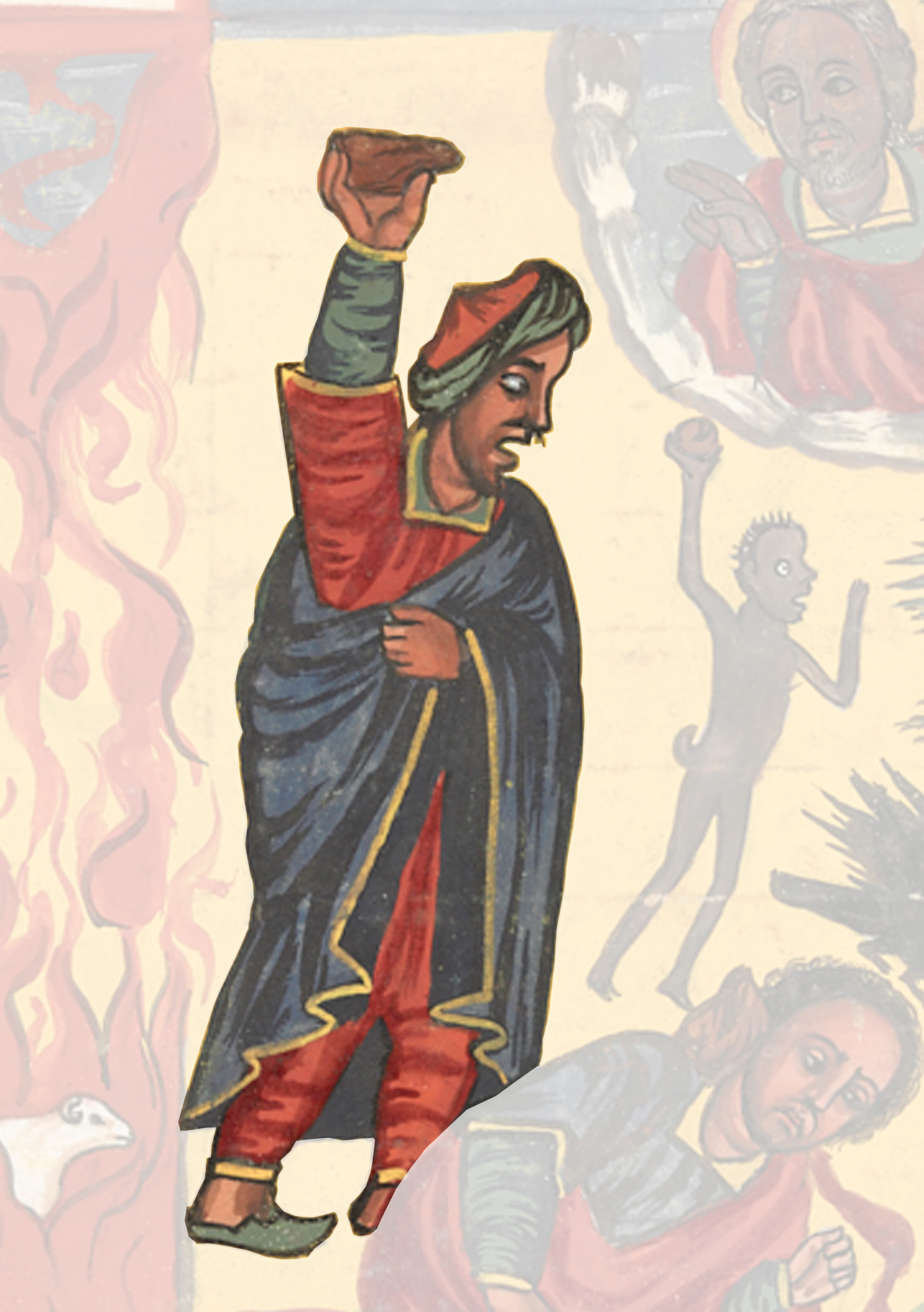 Painting Of A Man In A Red Robe