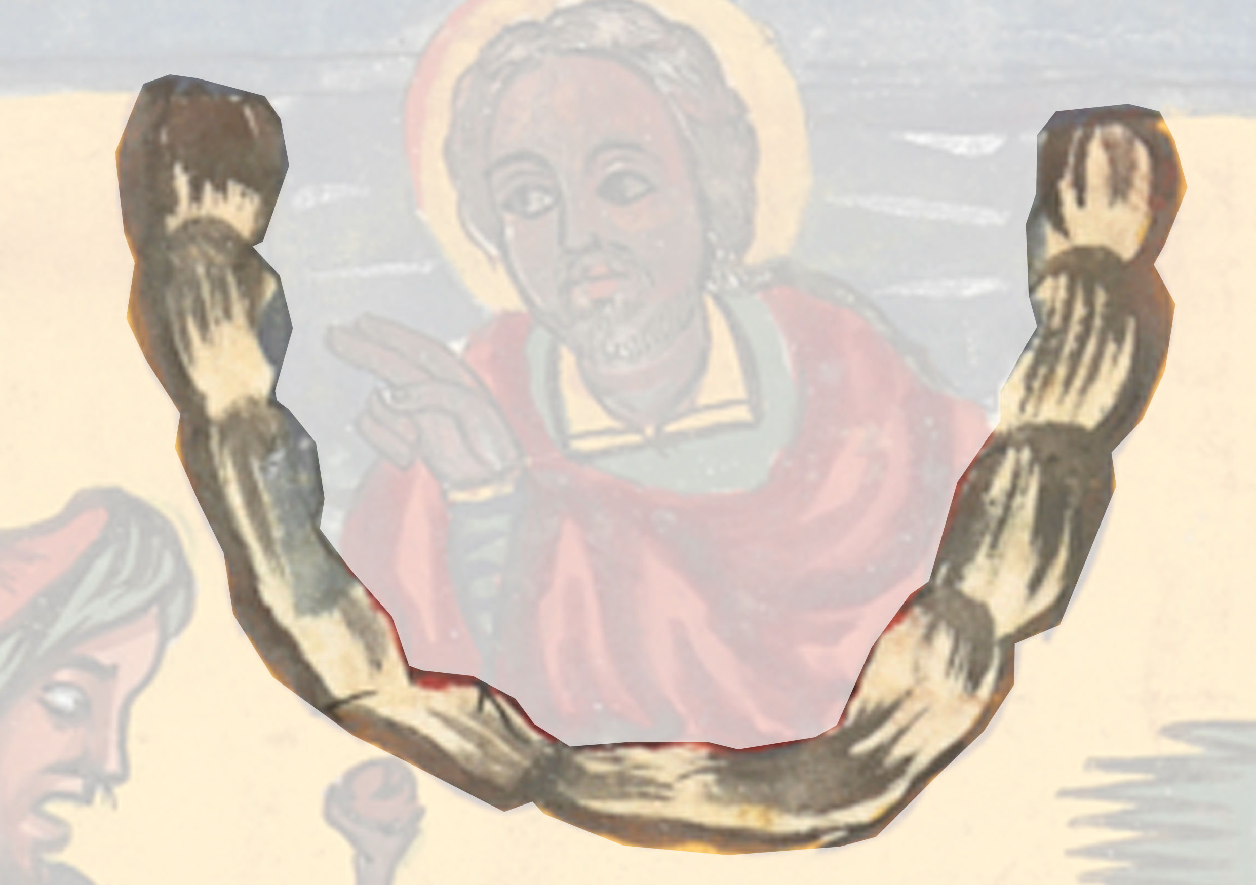 Painting Of A Man Holding A Hand
