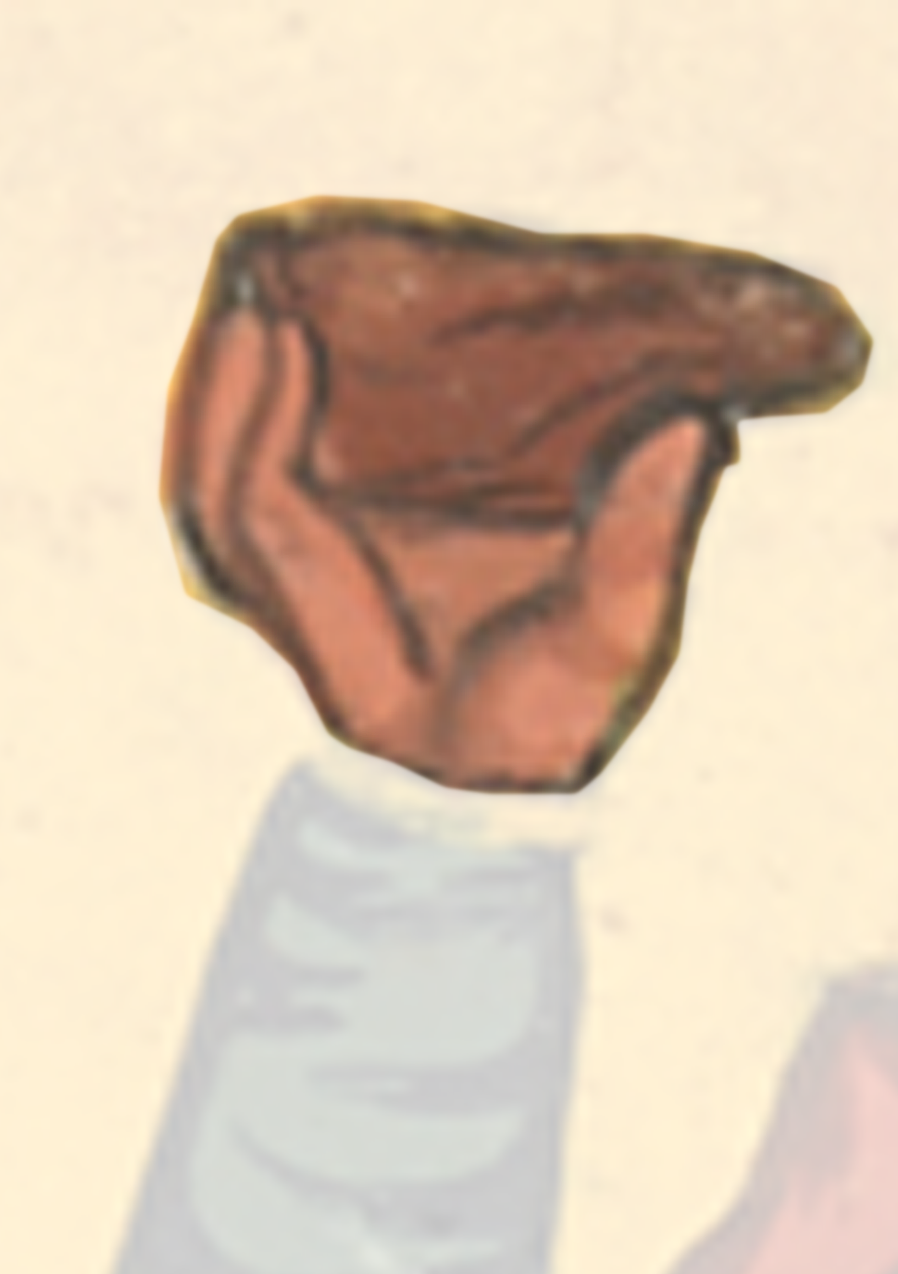 Rock With A Small Piece Of Rock In It