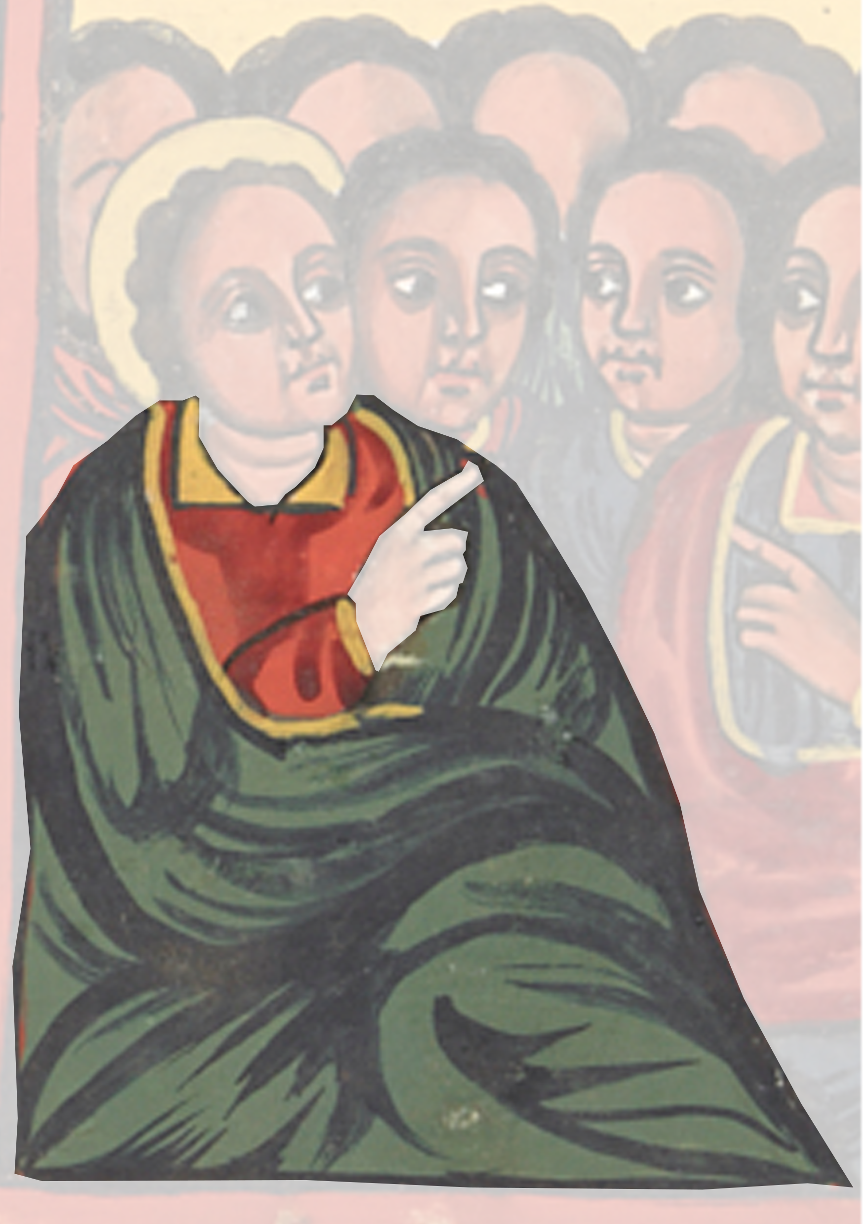 Painting Of A Woman In A Green Robe