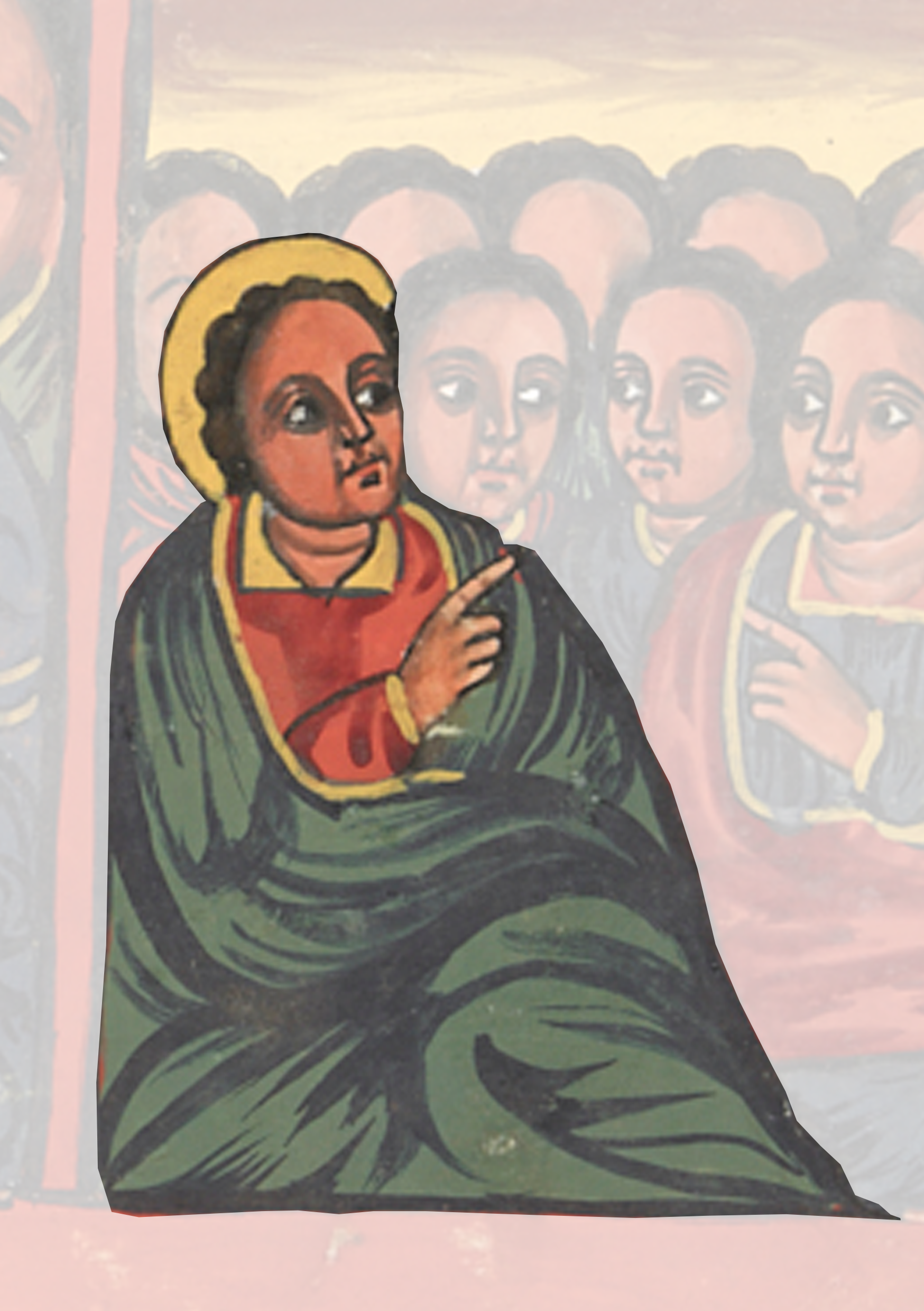 Painting Of A Woman With A Green Robe
