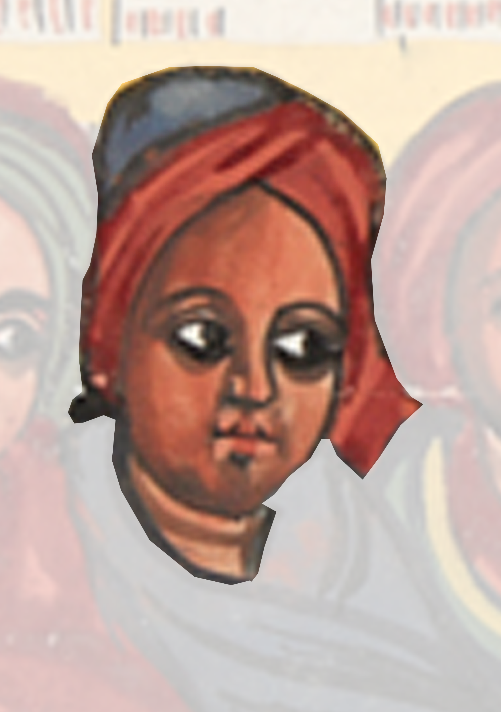 Painting Of A Woman With A Red Headband