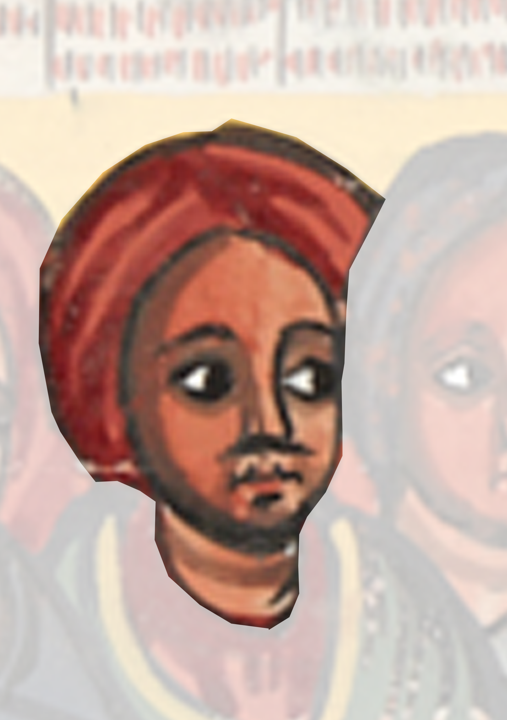 Painting Of A Woman With A Red Turba