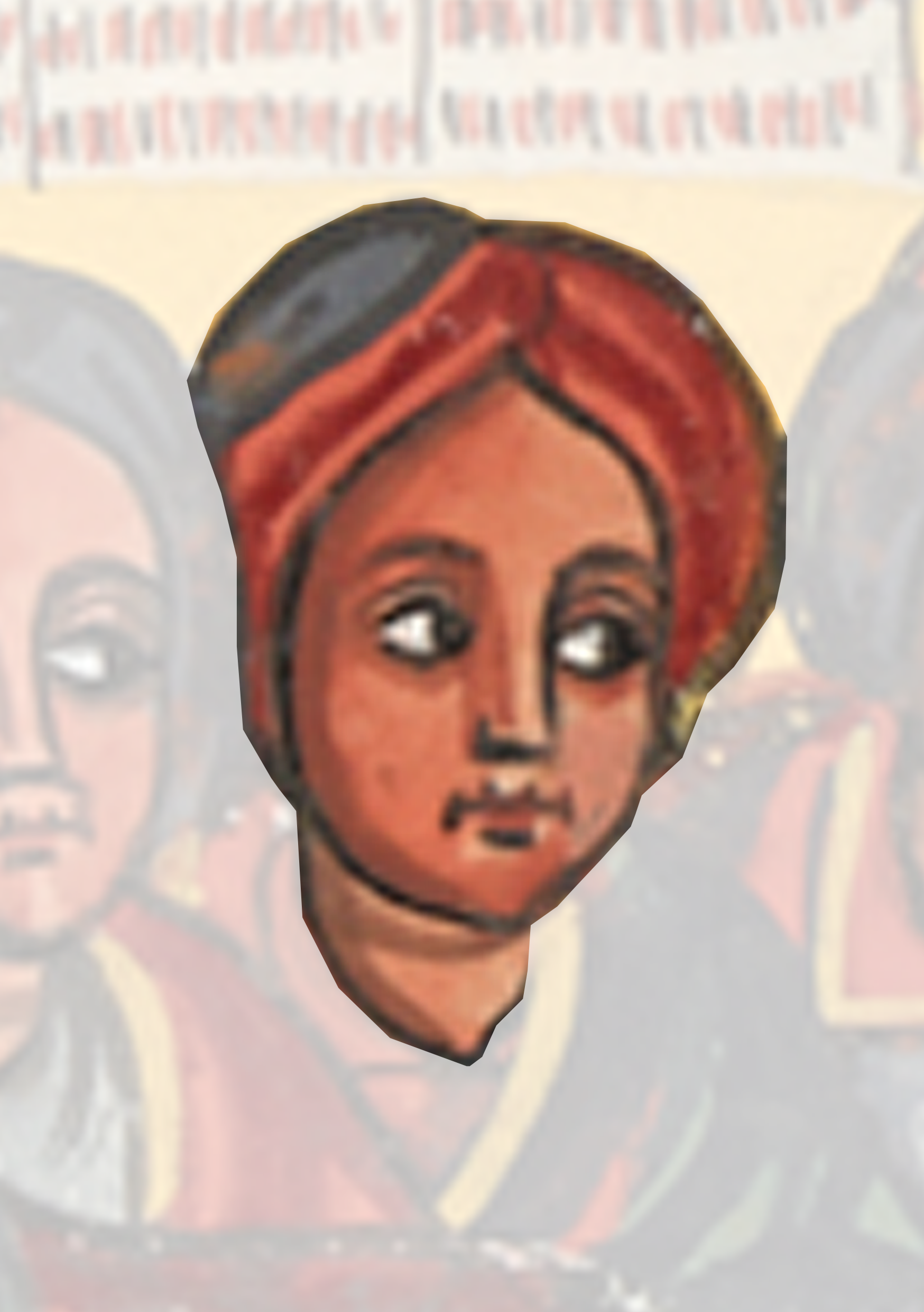 Painting Of A Woman With Two Other Women