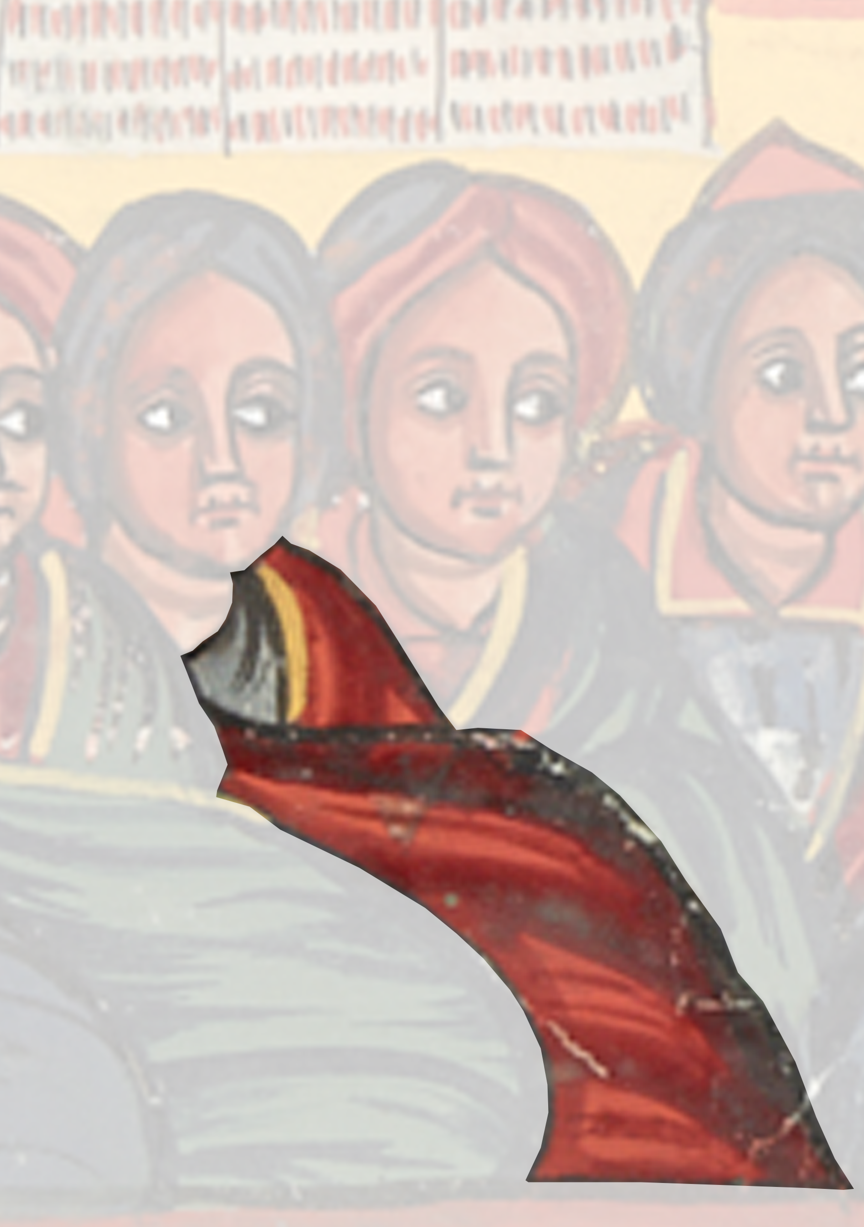 Painting Of A Cat With A Red Coat