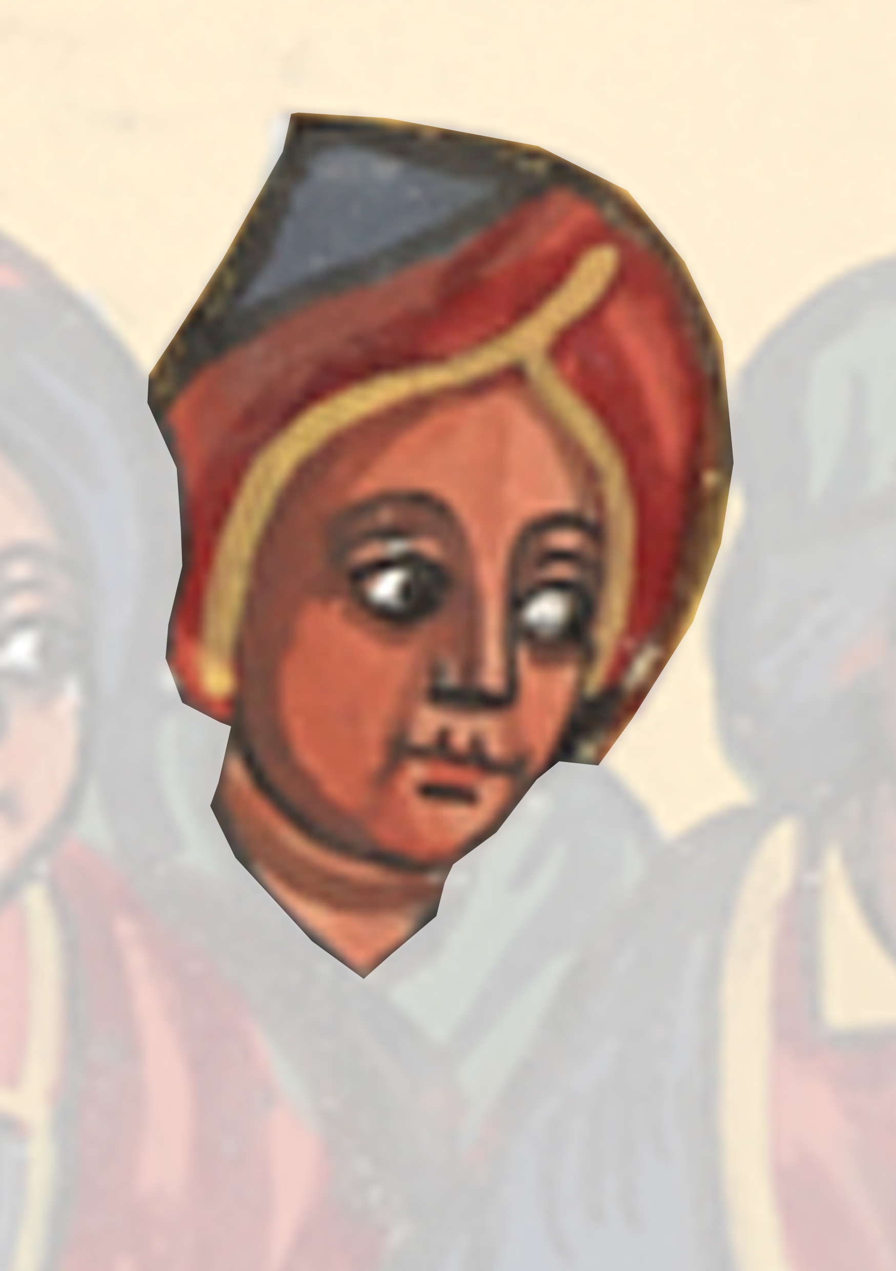 Painting Of A Woman With Two Other Women