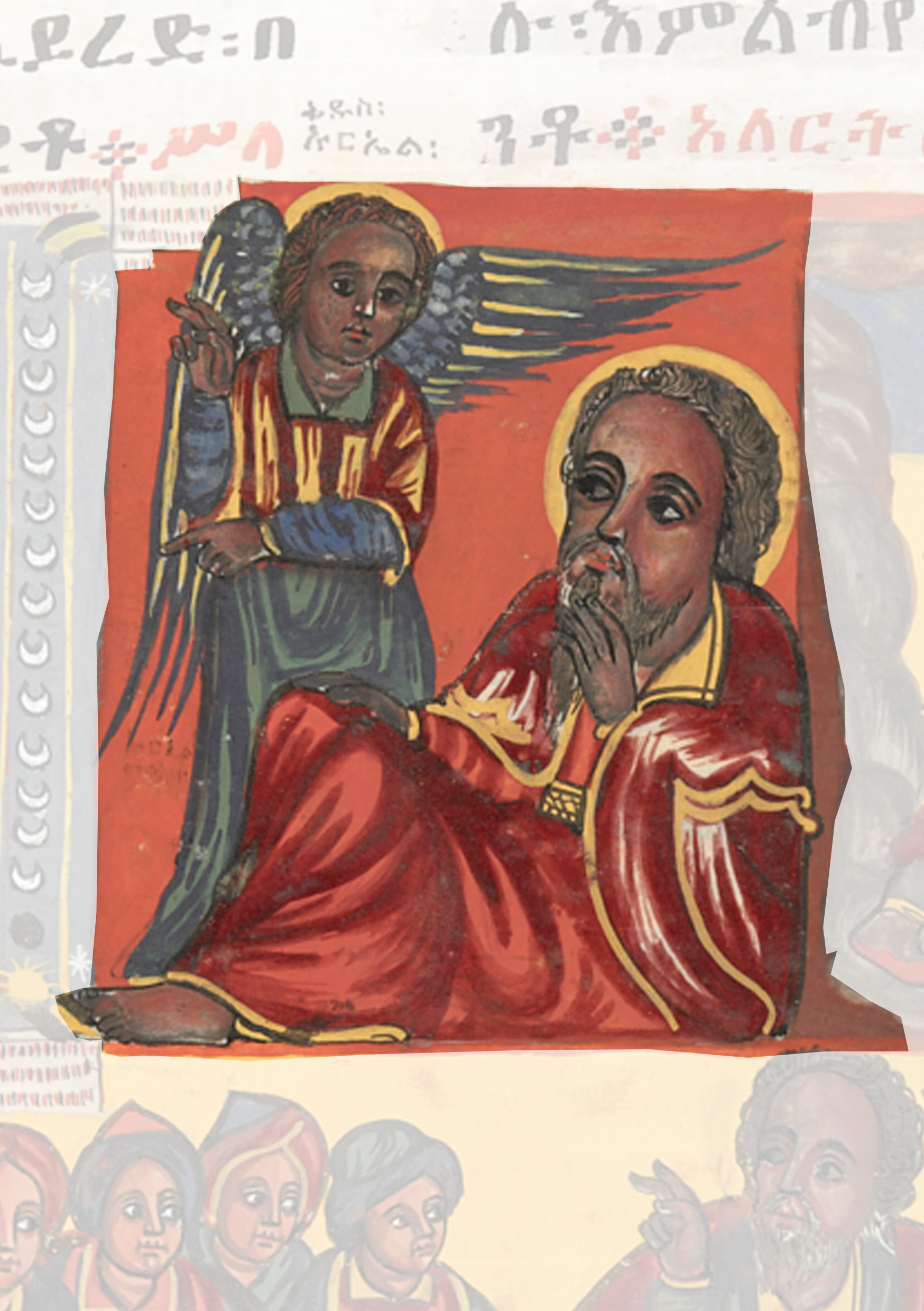 Painting Of An Angel And A Man