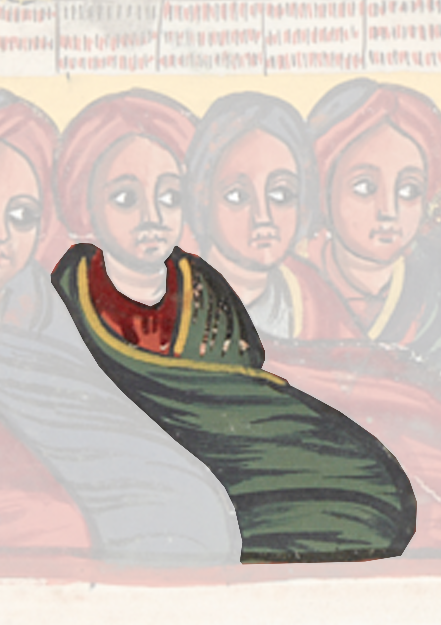 Painting Of A Woman In A Crowd