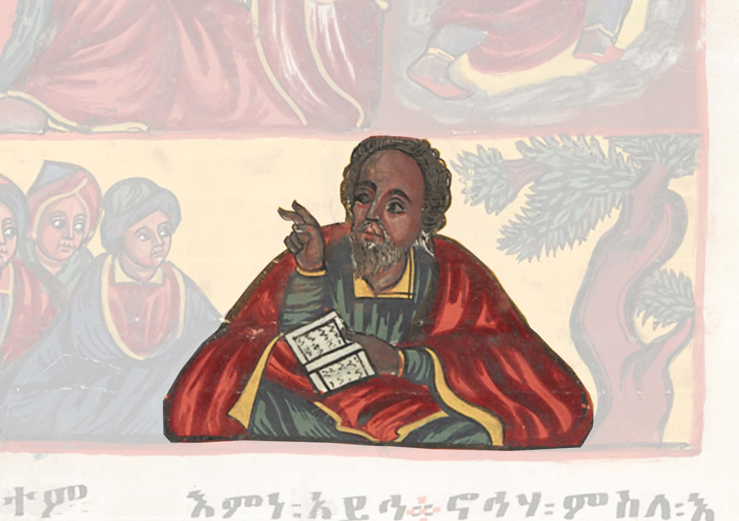 Painting Of A Man With A Book