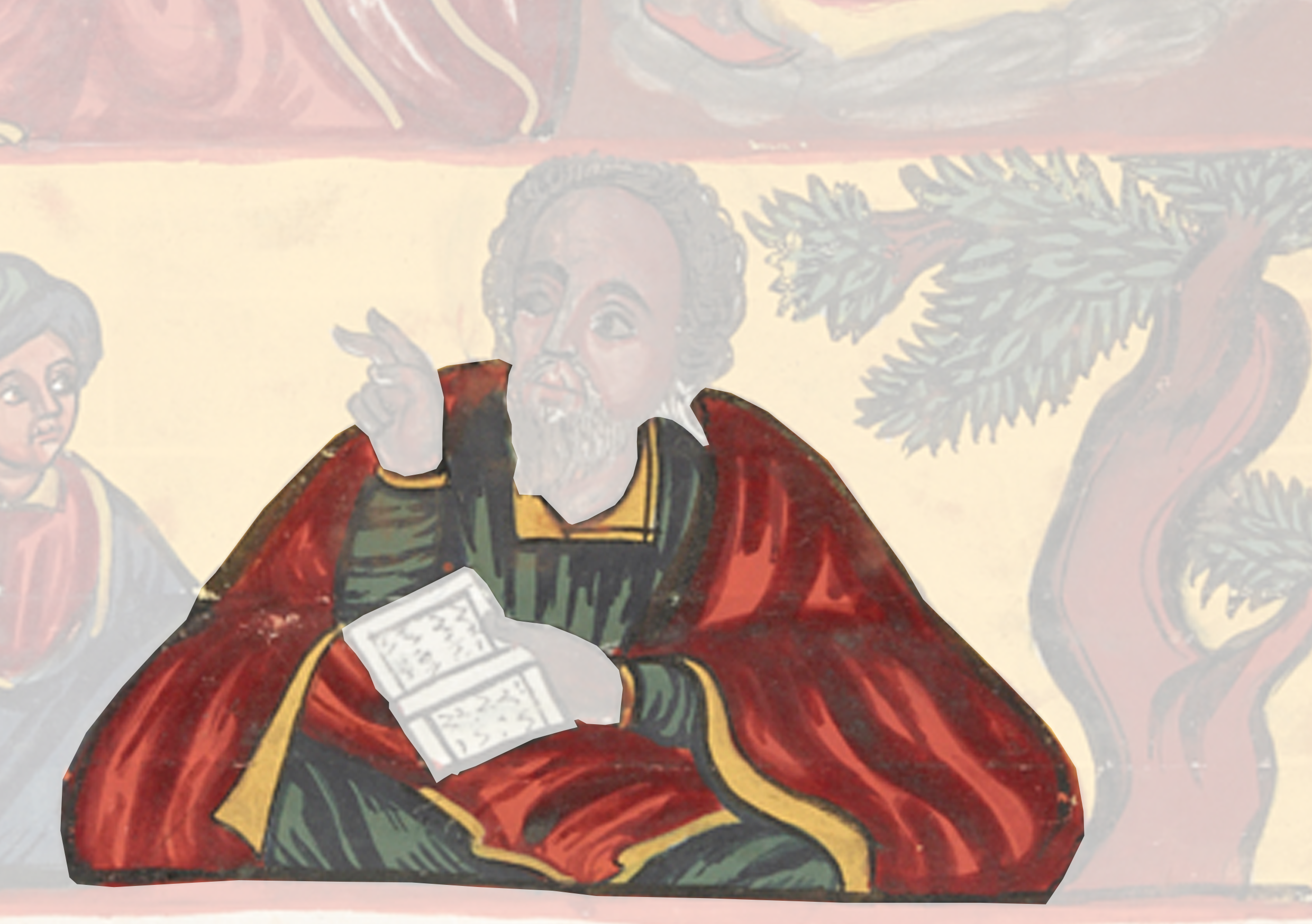 Painting Of A Man Reading A Book