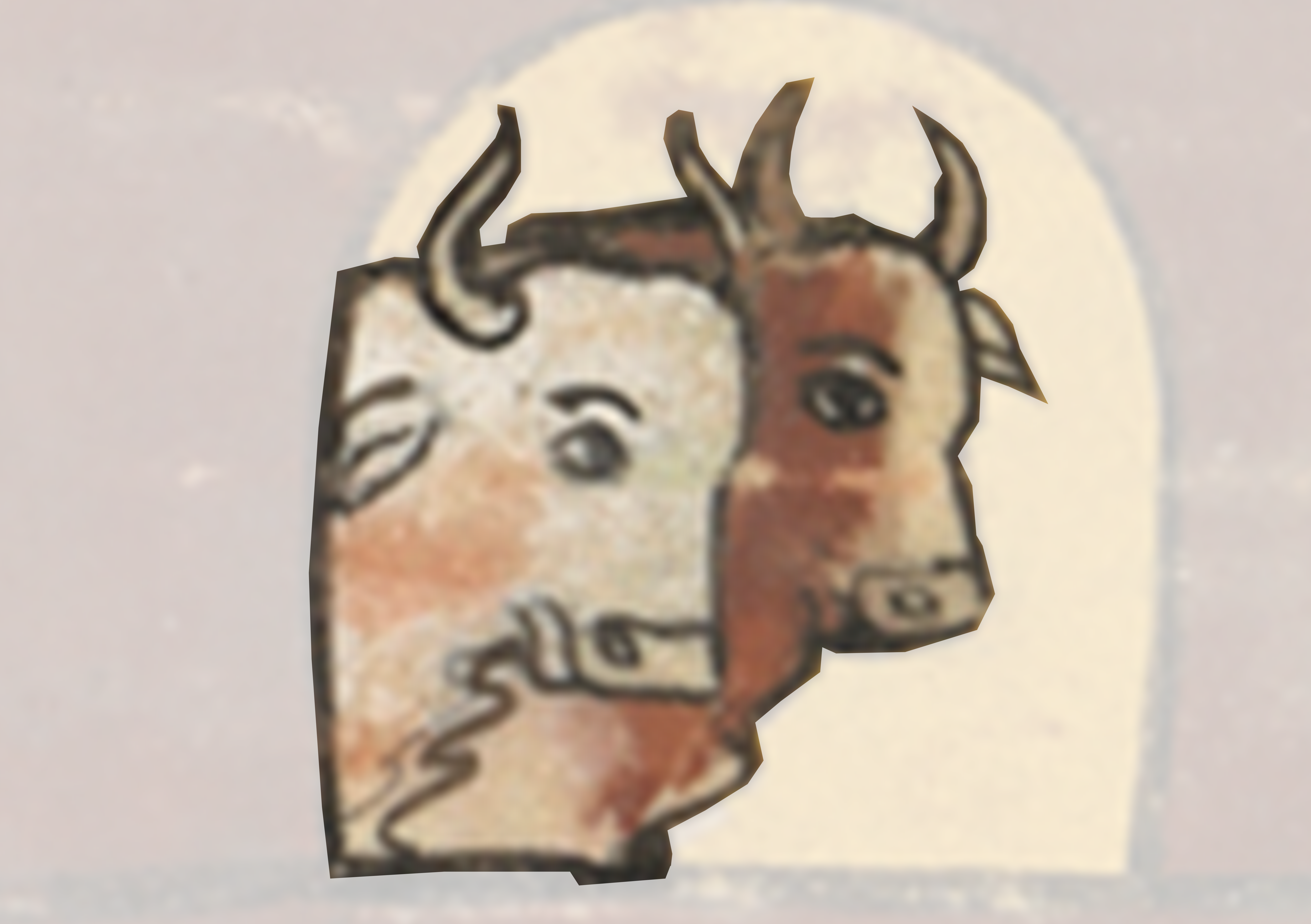 Cow With Horns And Horns On It S Head