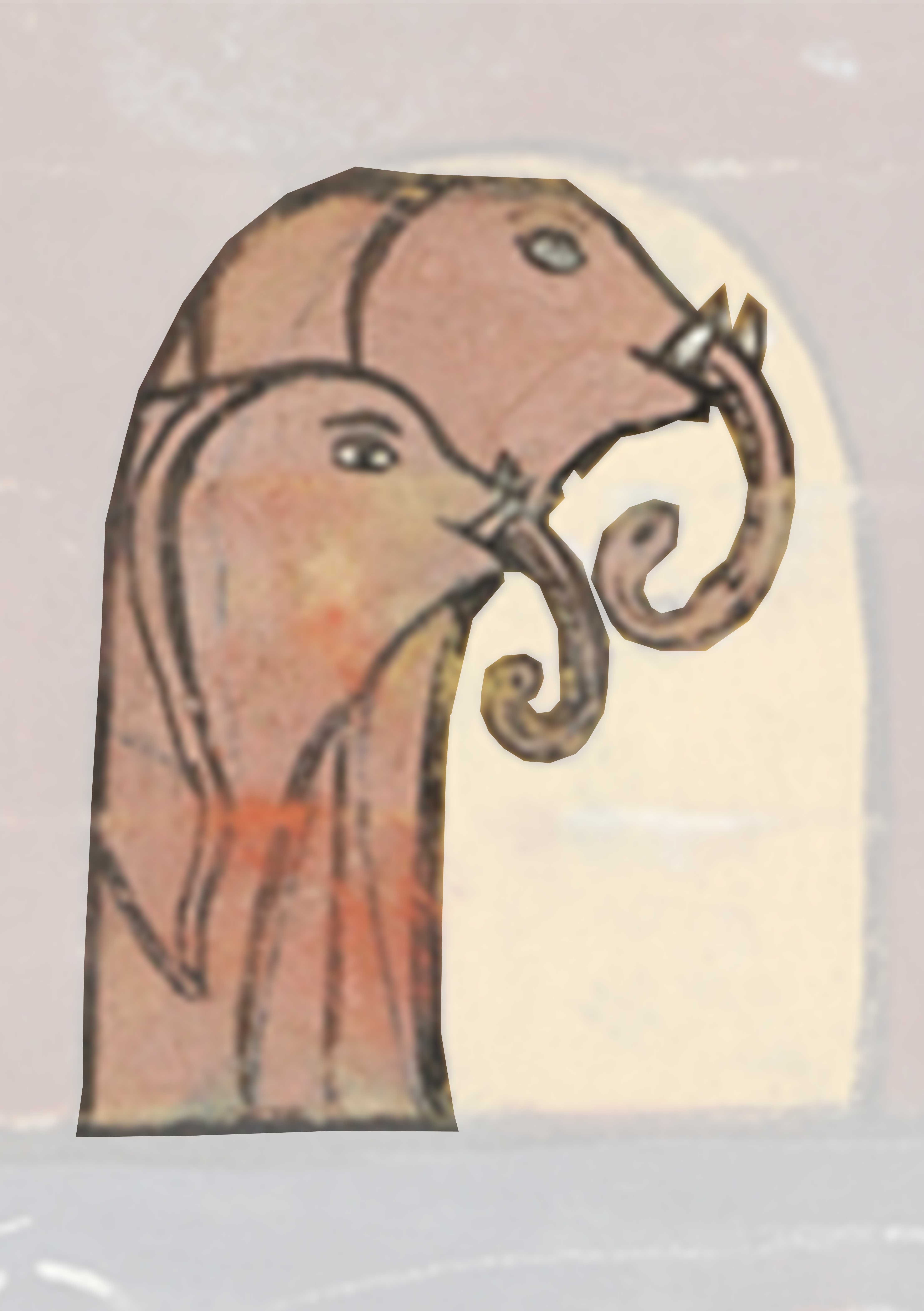 Painting Of A Horse With A Long Mane