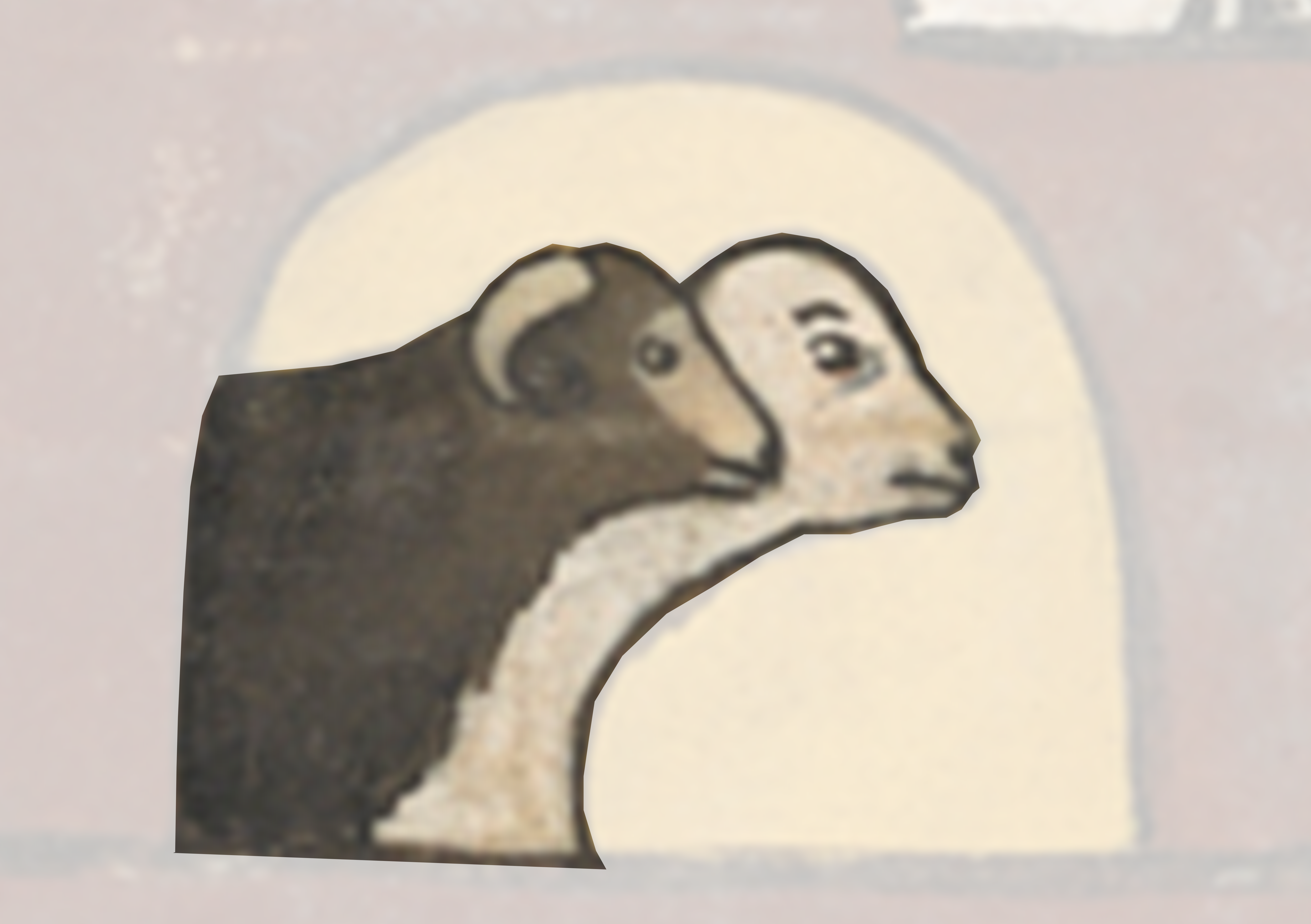 Painting Of A Goat On A Wall