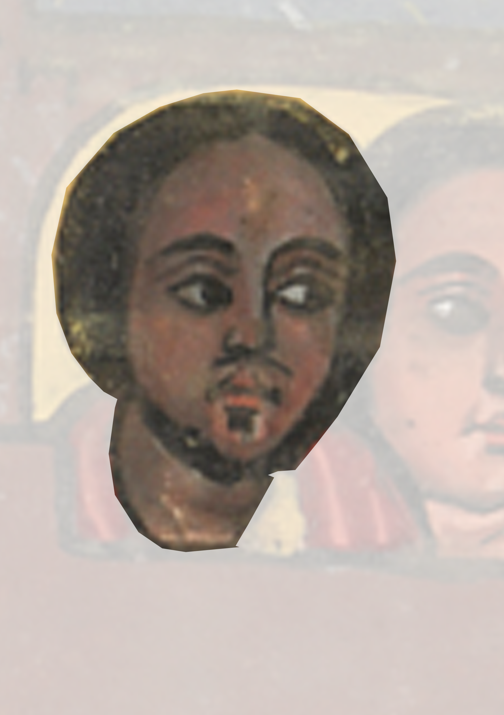 Close Up Of A Painting Of A Woman