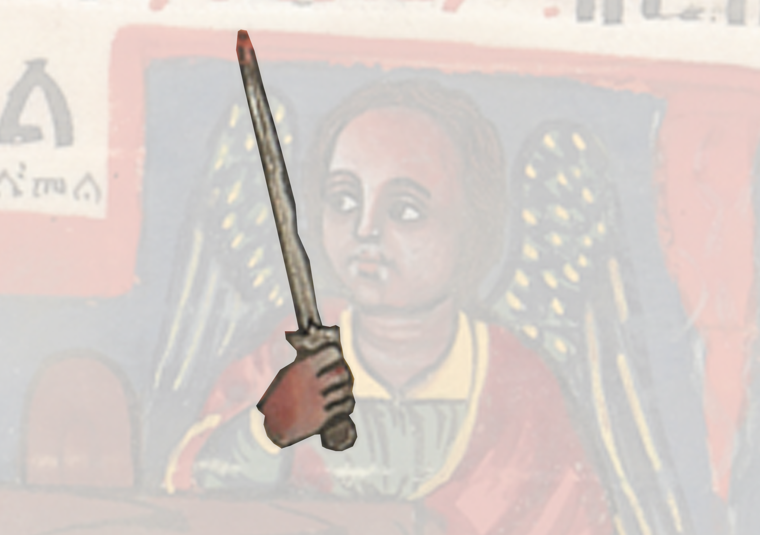 Painting Of A Woman Holding A Knife