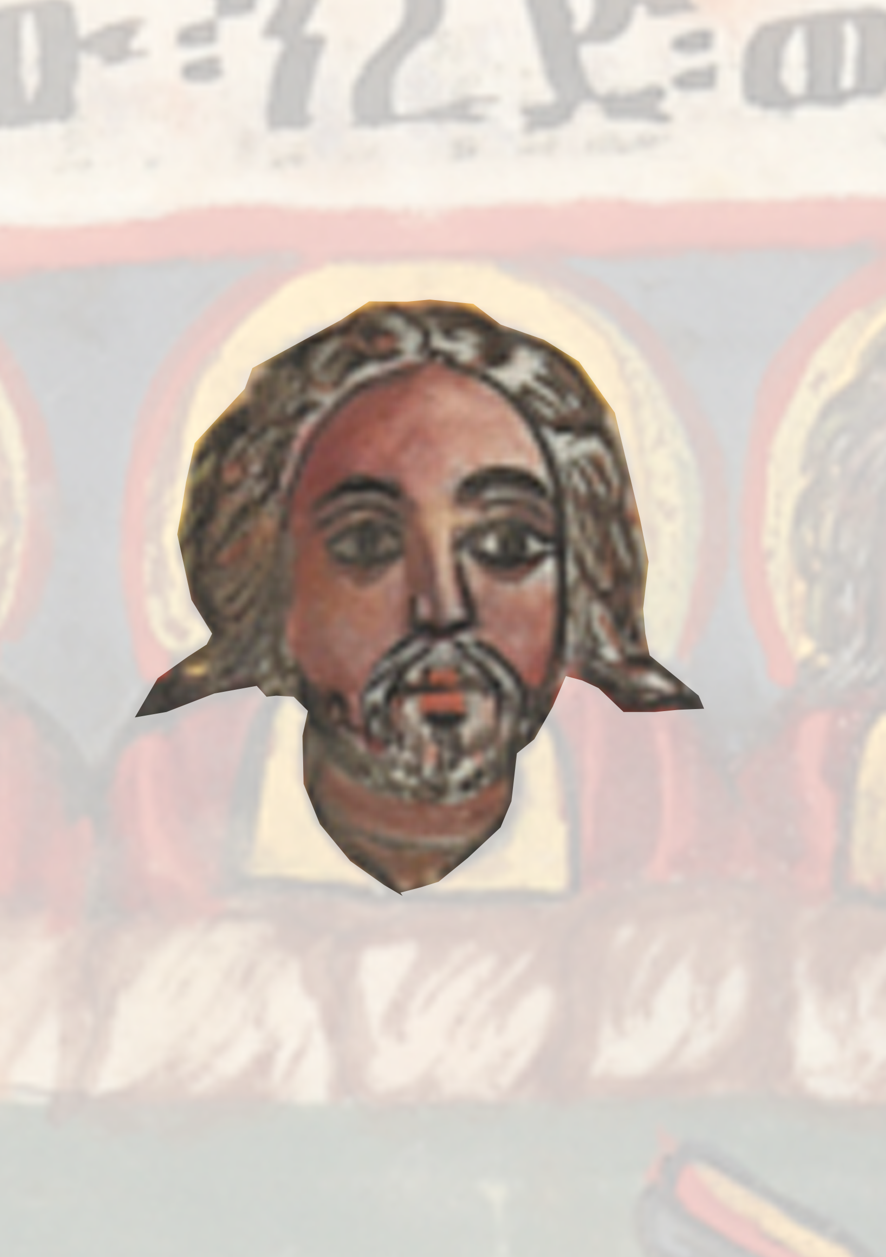 Painting Of Jesus With A Beard And A Beard