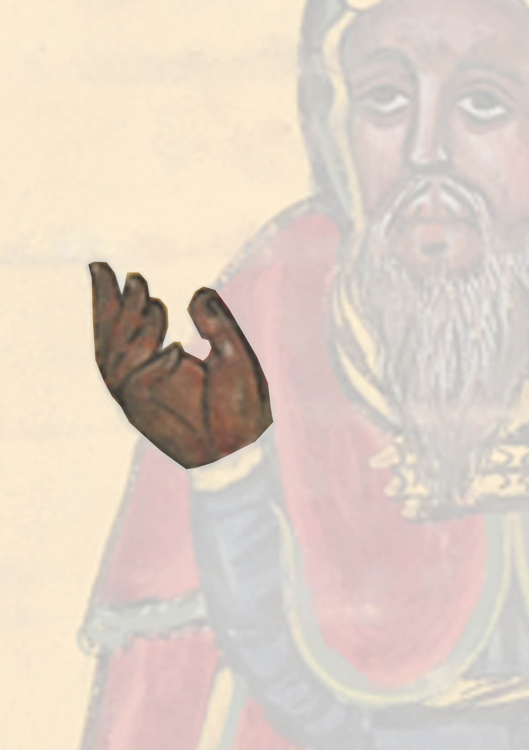 Painting Of A Man With A Beard And A Red Shirt