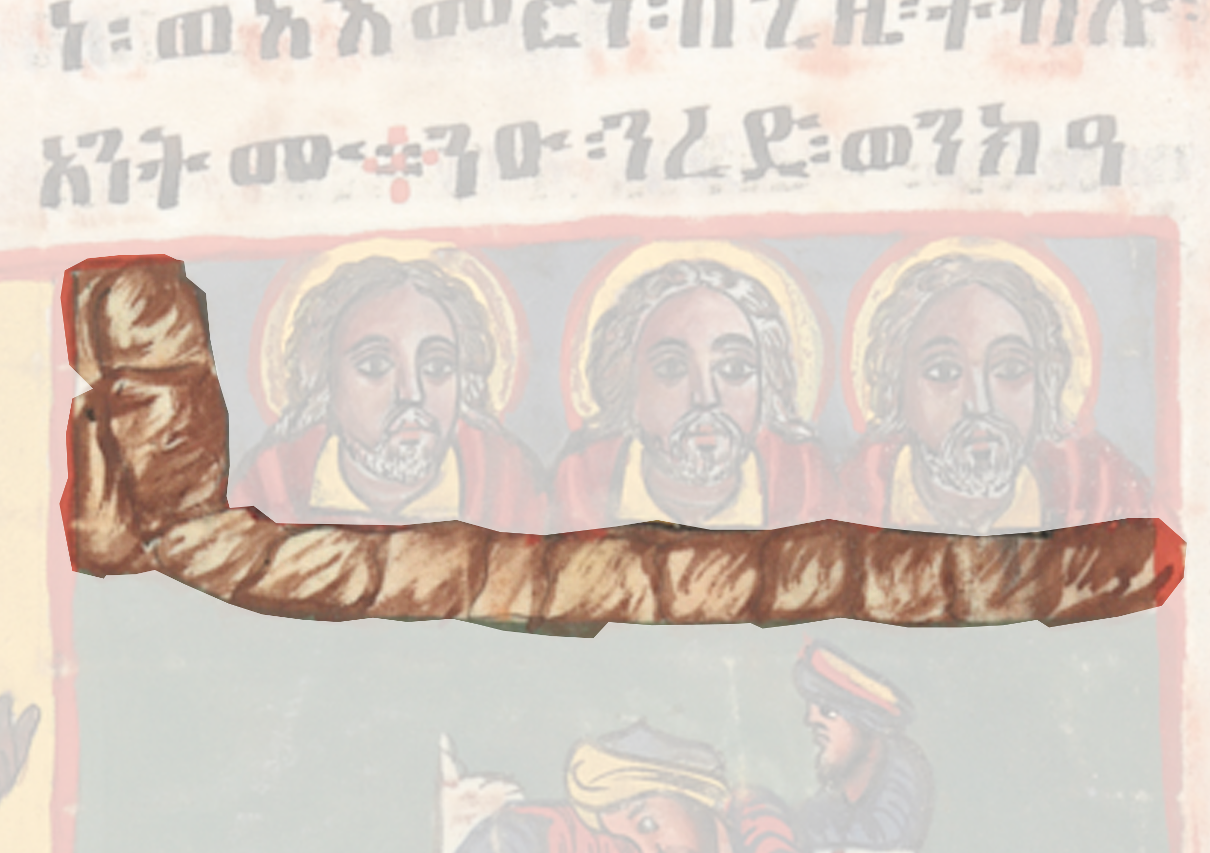 Painting Of A Man With A Cross On His Arm