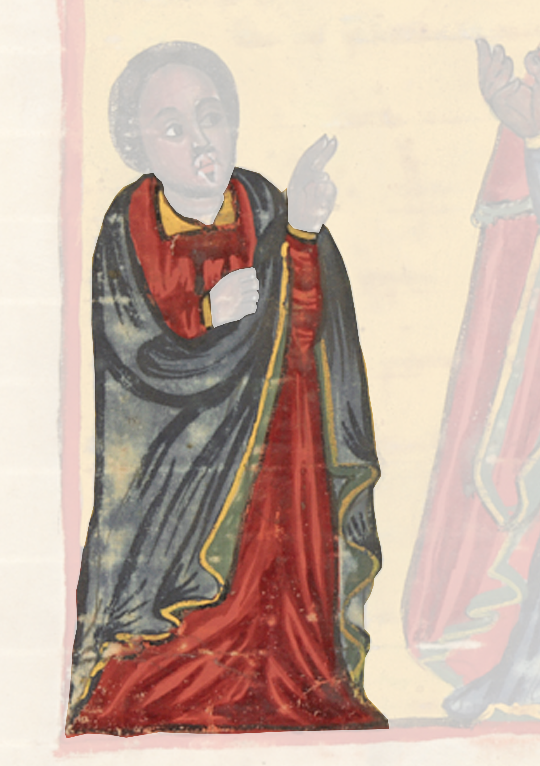 Painting Of A Woman In A Red Dress
