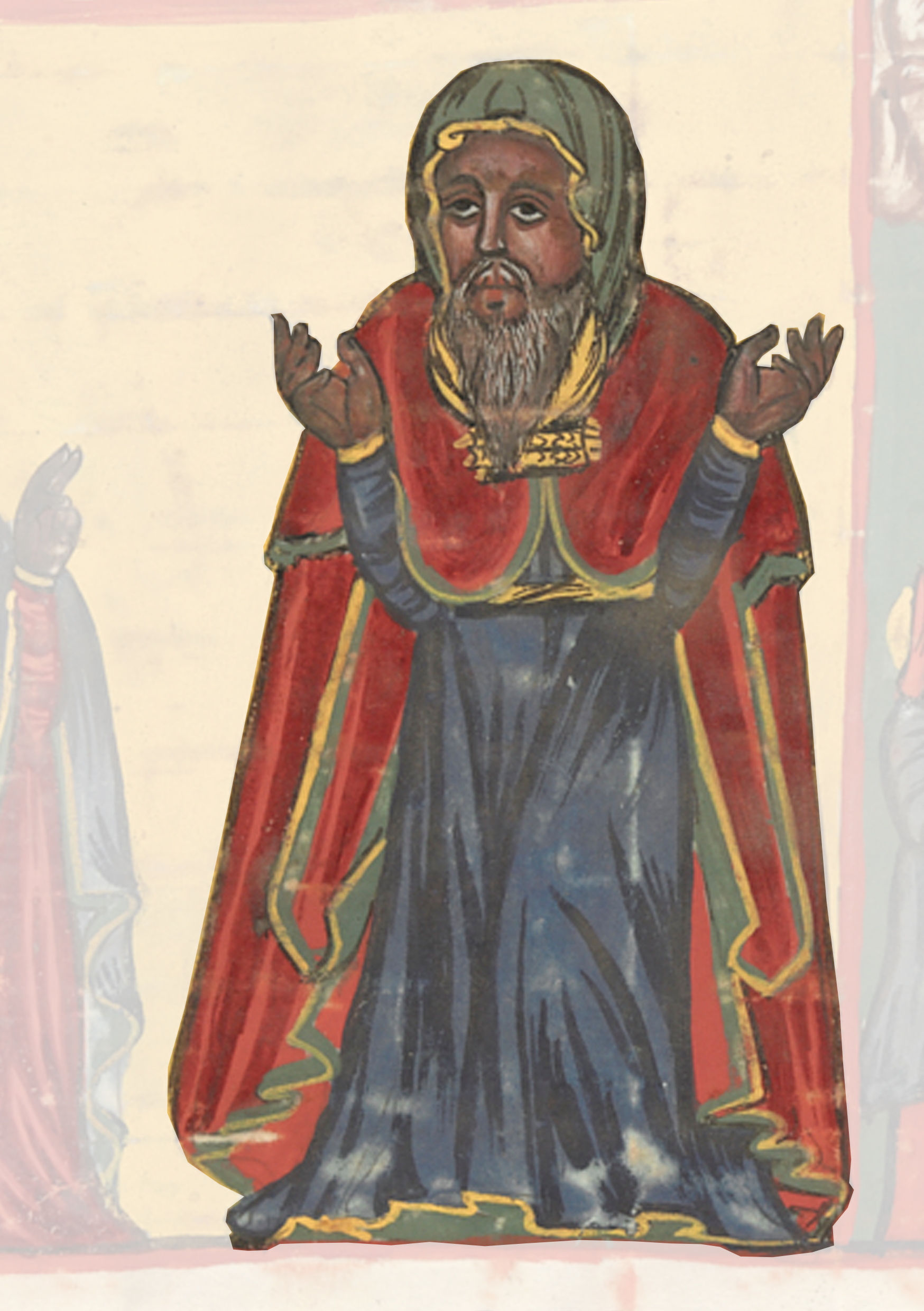 Painting Of A Man In A Red Robe