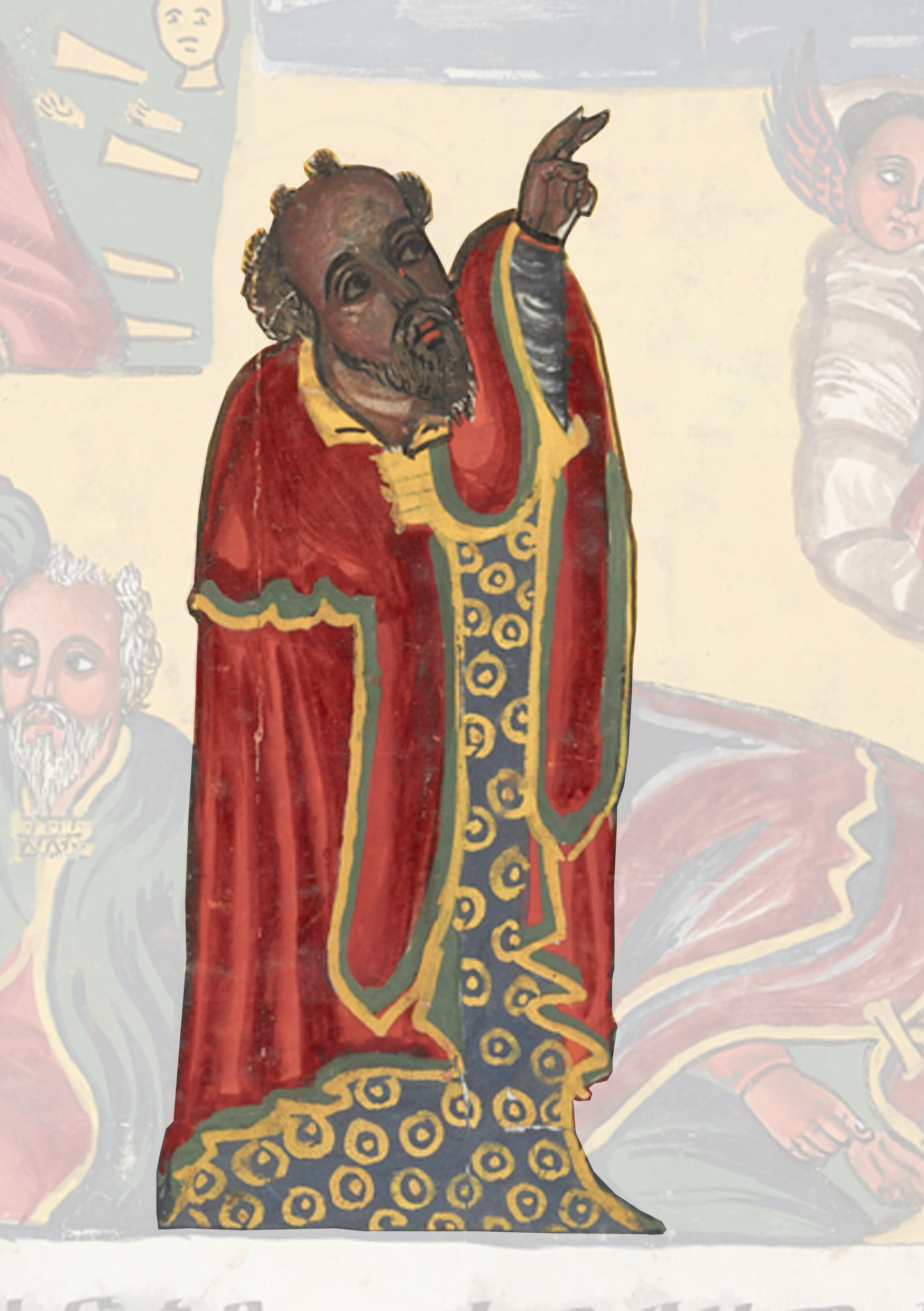 Painting Of A Man In A Red Robe