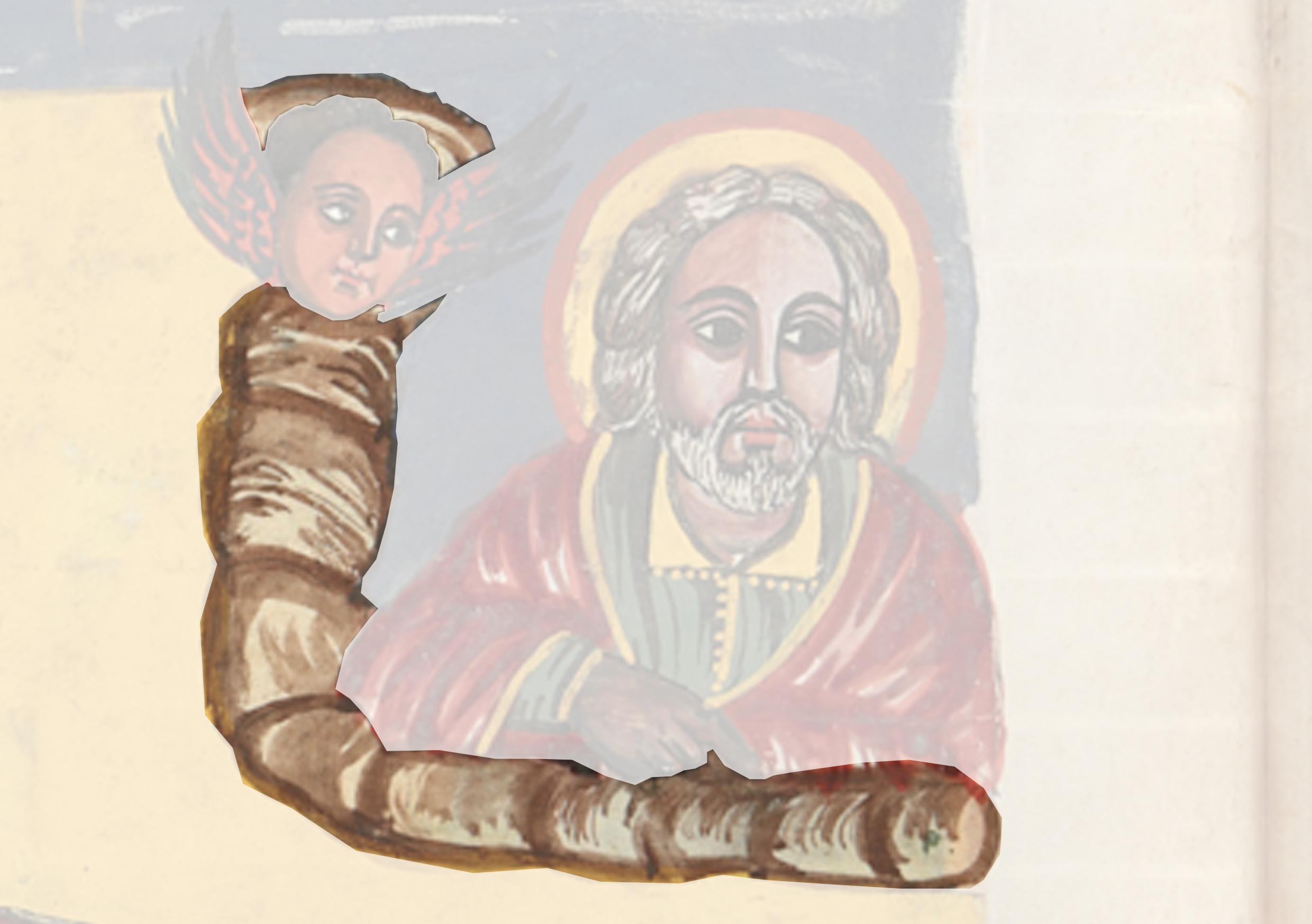 Painting Of A Man With A Cat On His Shoulder
