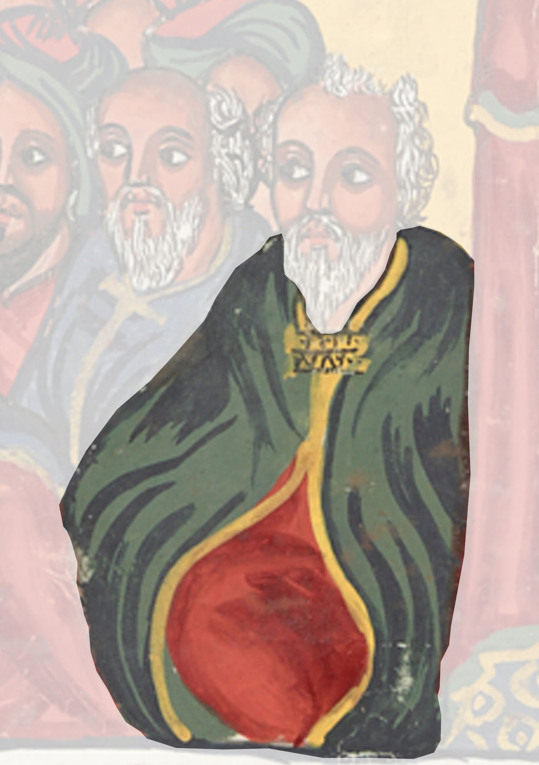 Painting Of A Man With A Beard And A Green Coat