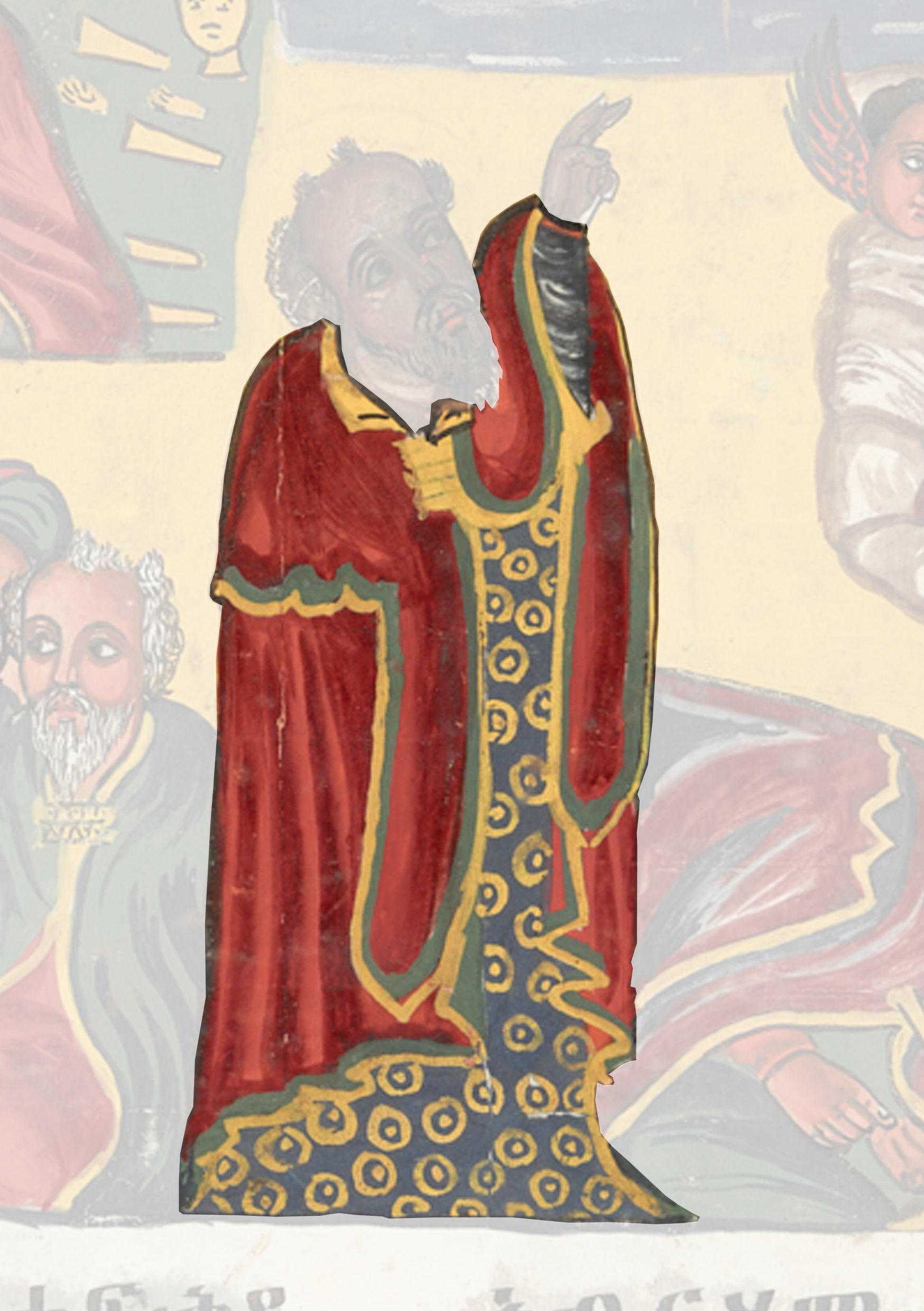 Painting Of A Man In A Red Robe