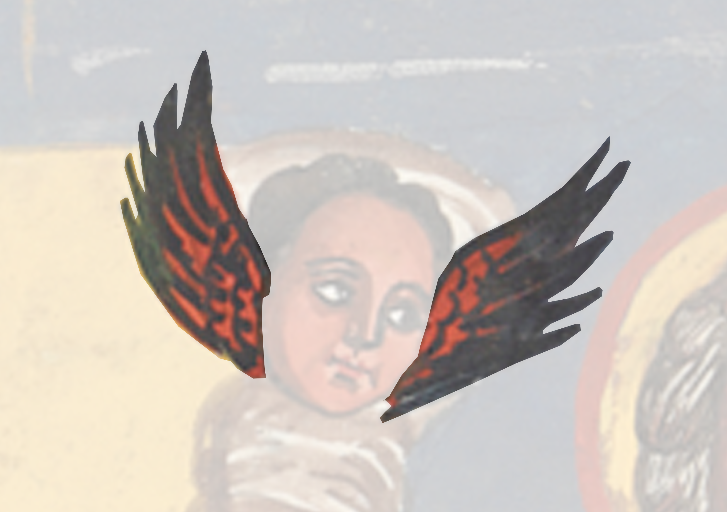Painting Of A Woman With A Bird On Her Shoulder