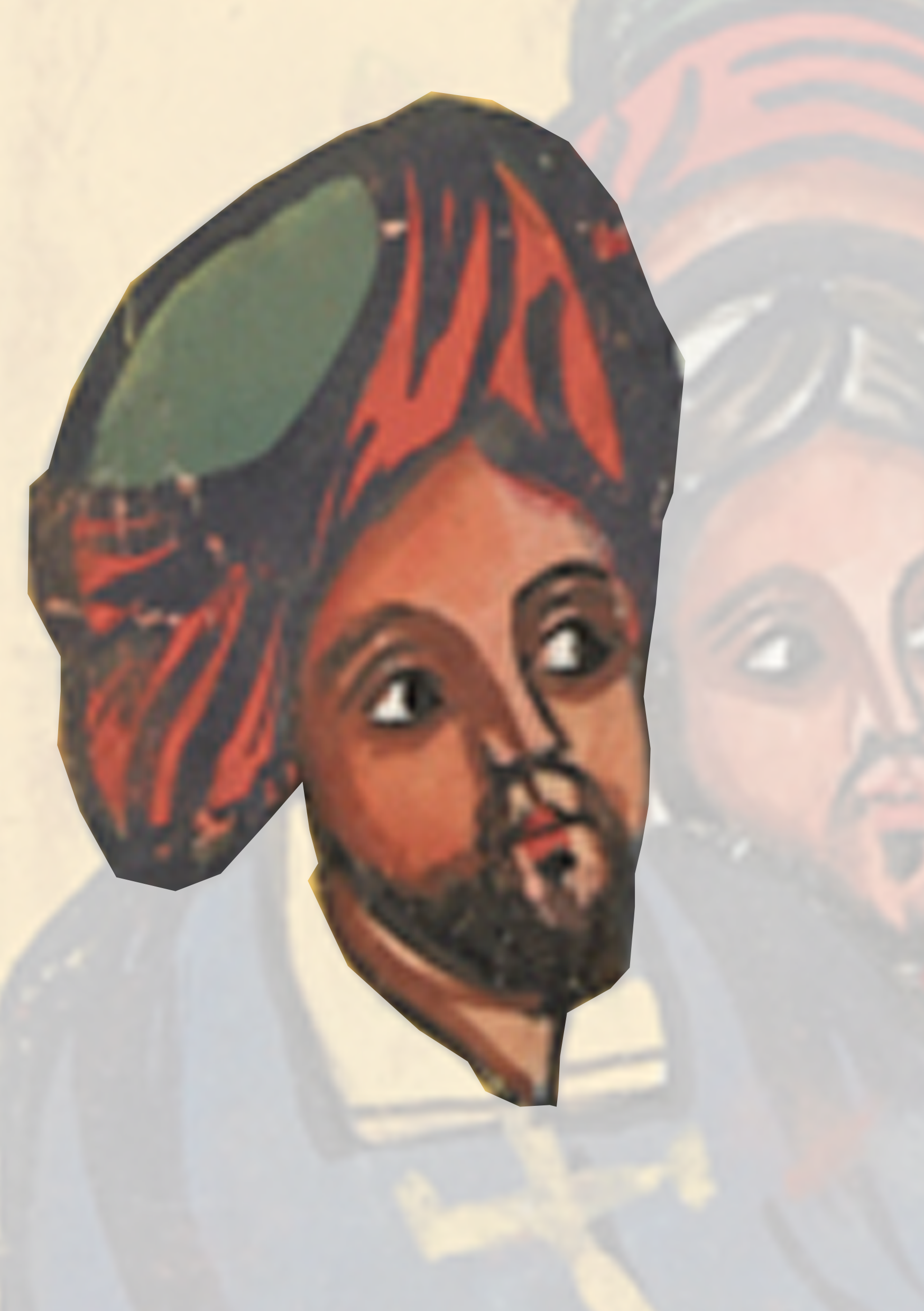 Painting Of A Man With A Beard And A Woman With A Hat