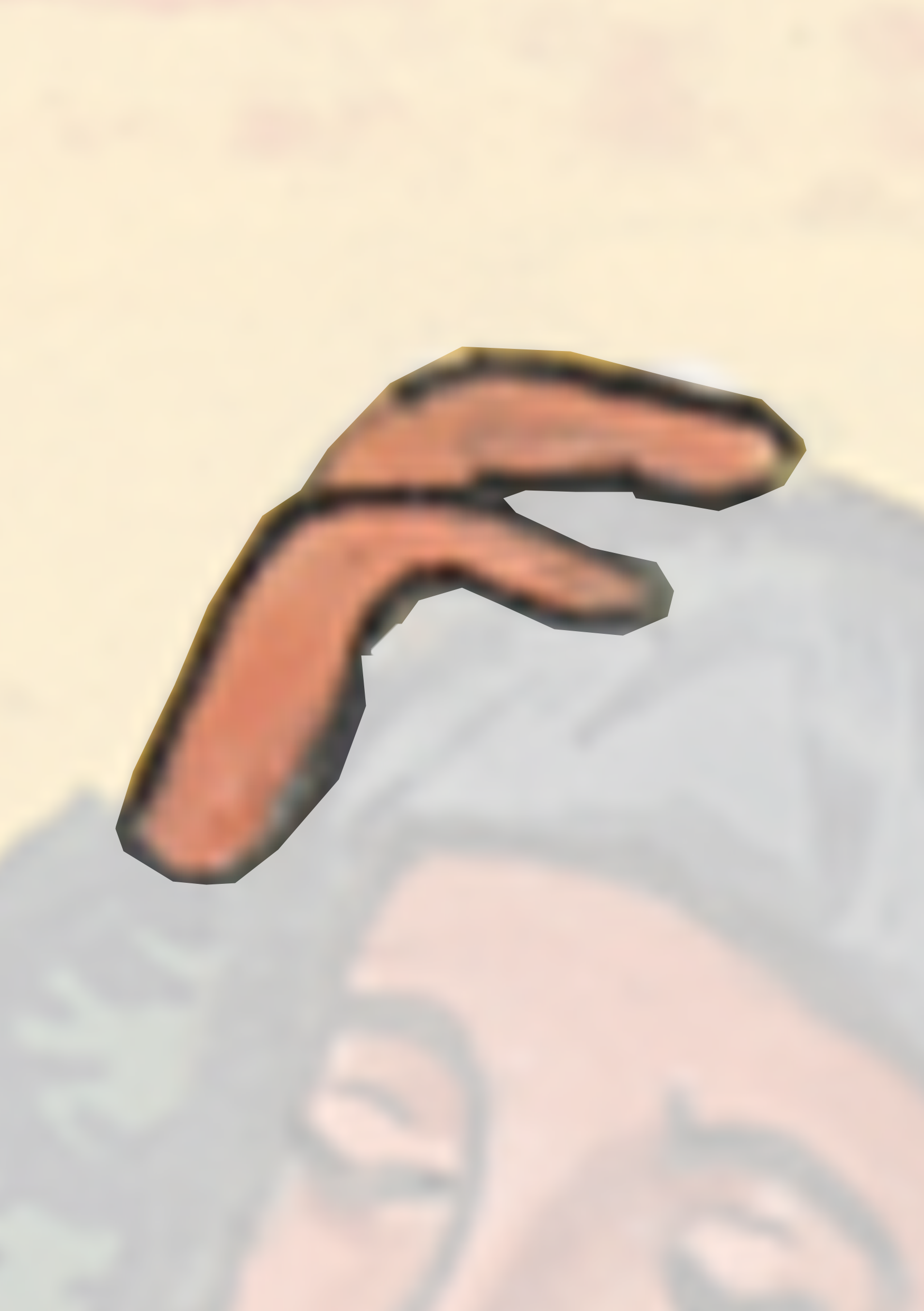 Drawing Of A Man With A Mustache