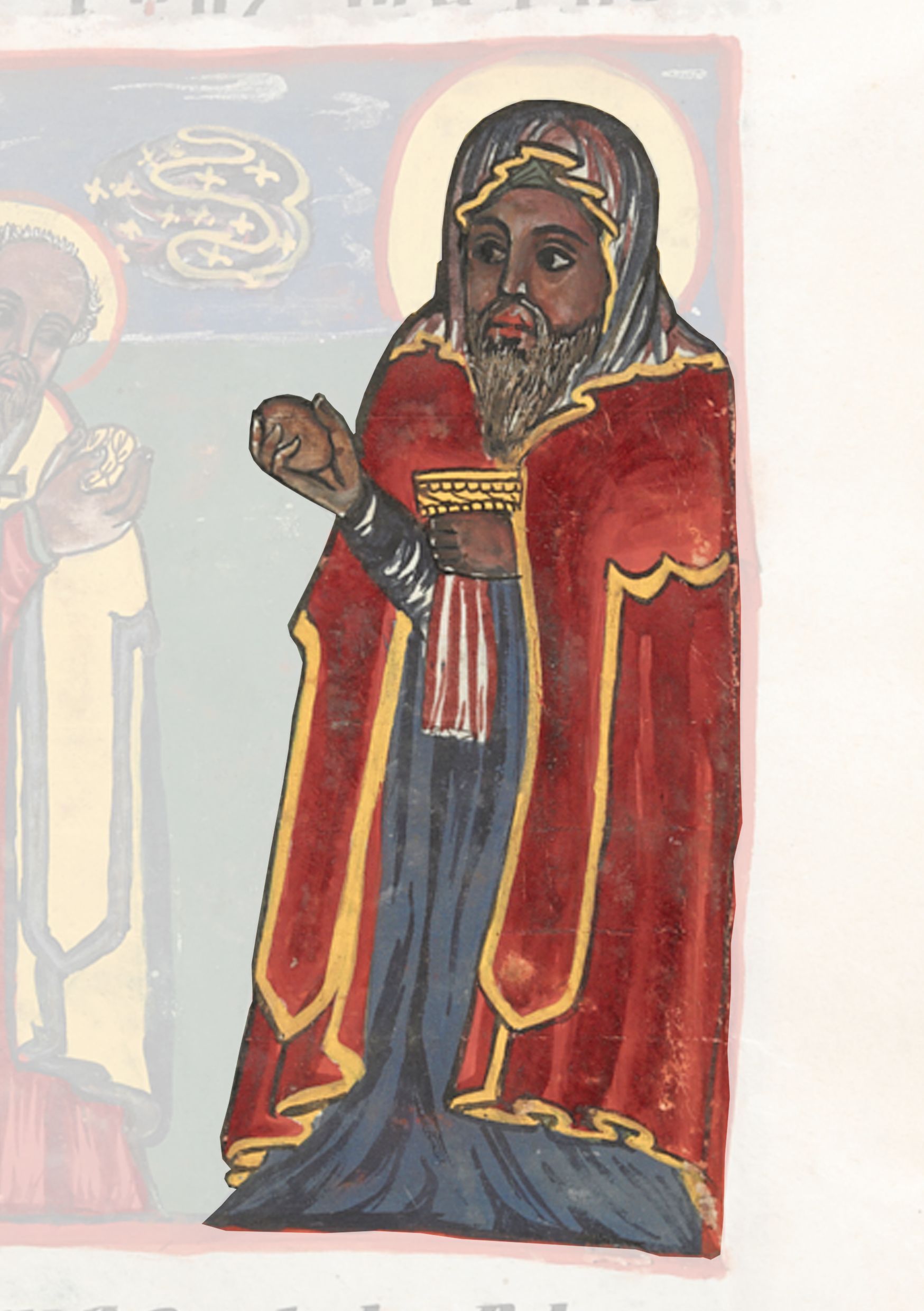 Painting Of A Man In A Red Robe