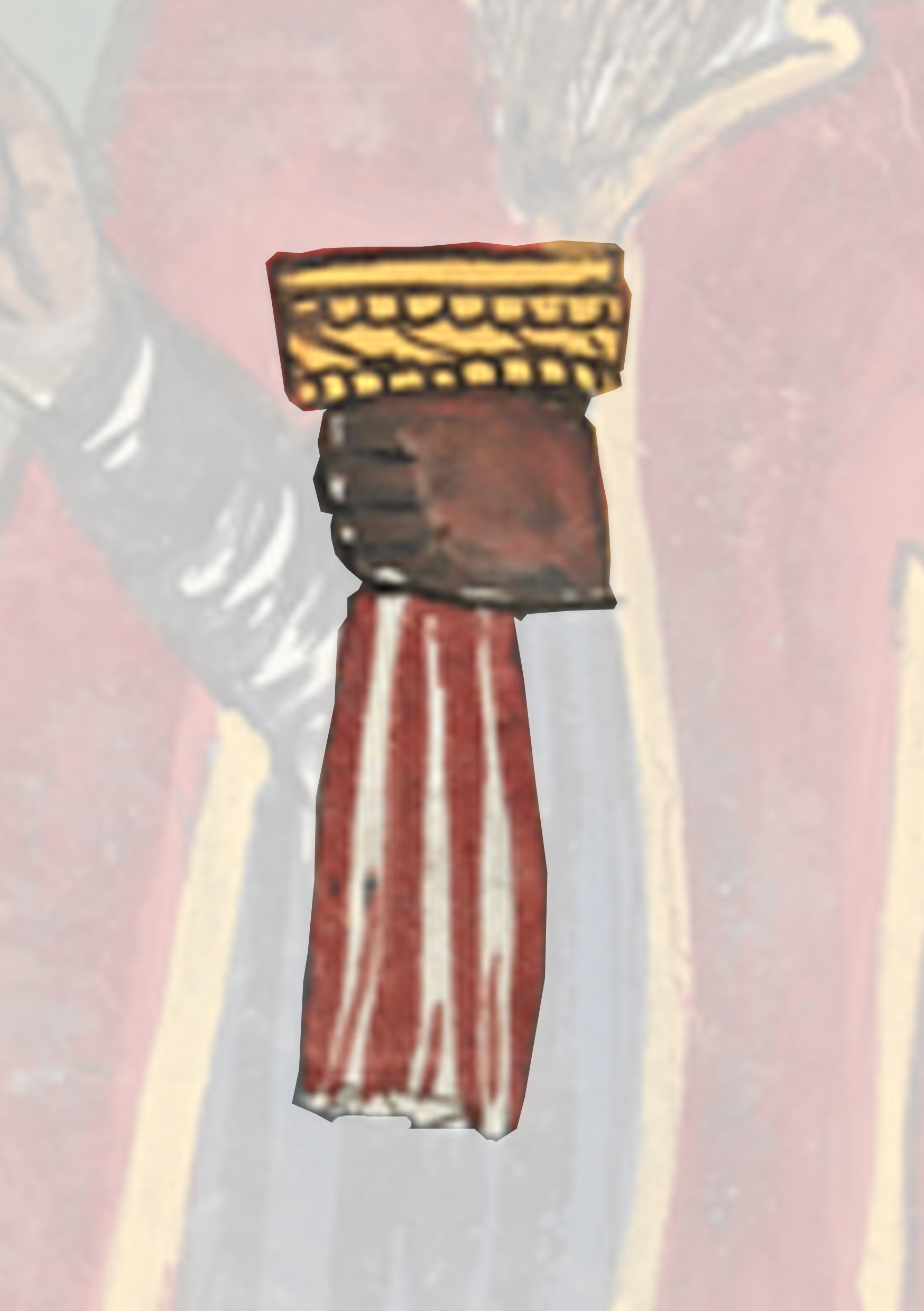 Painting Of A Man Holding A Knife
