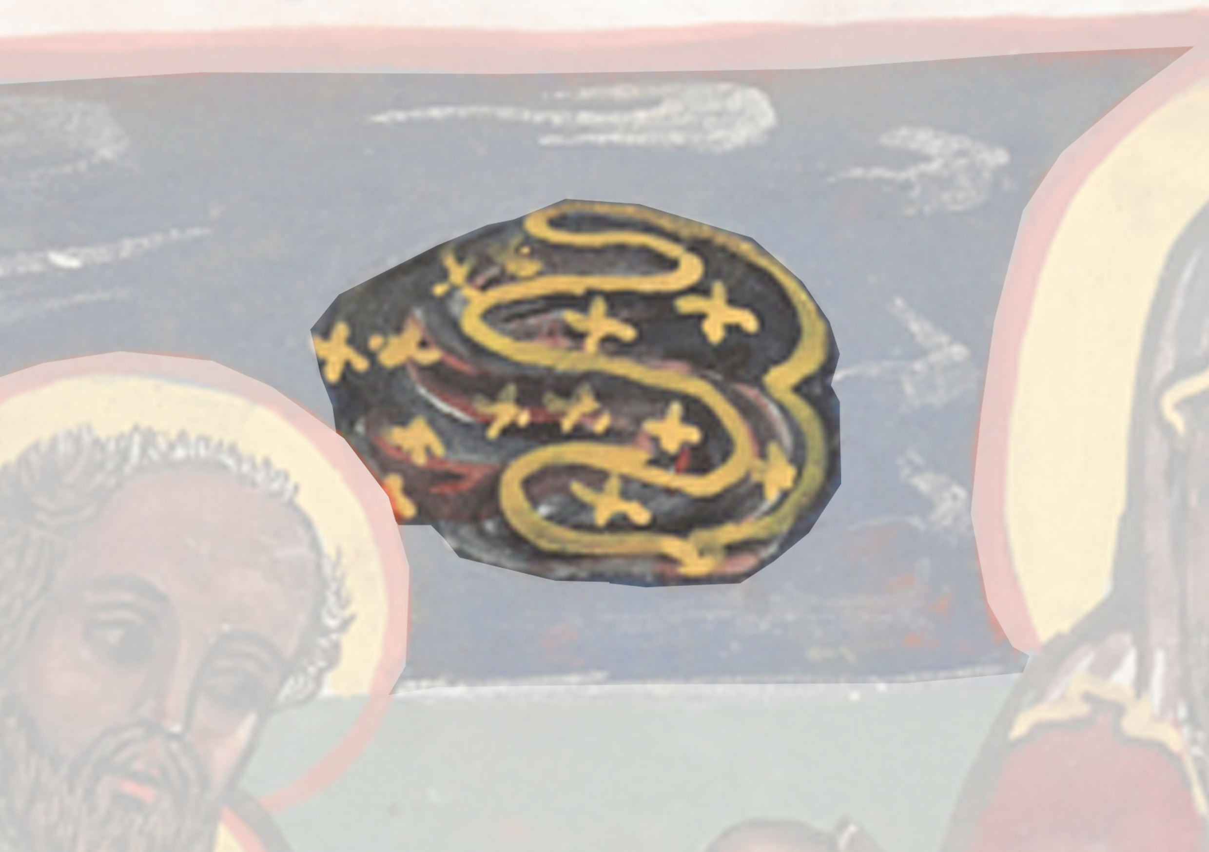 Painting Of A Snake On A Wall