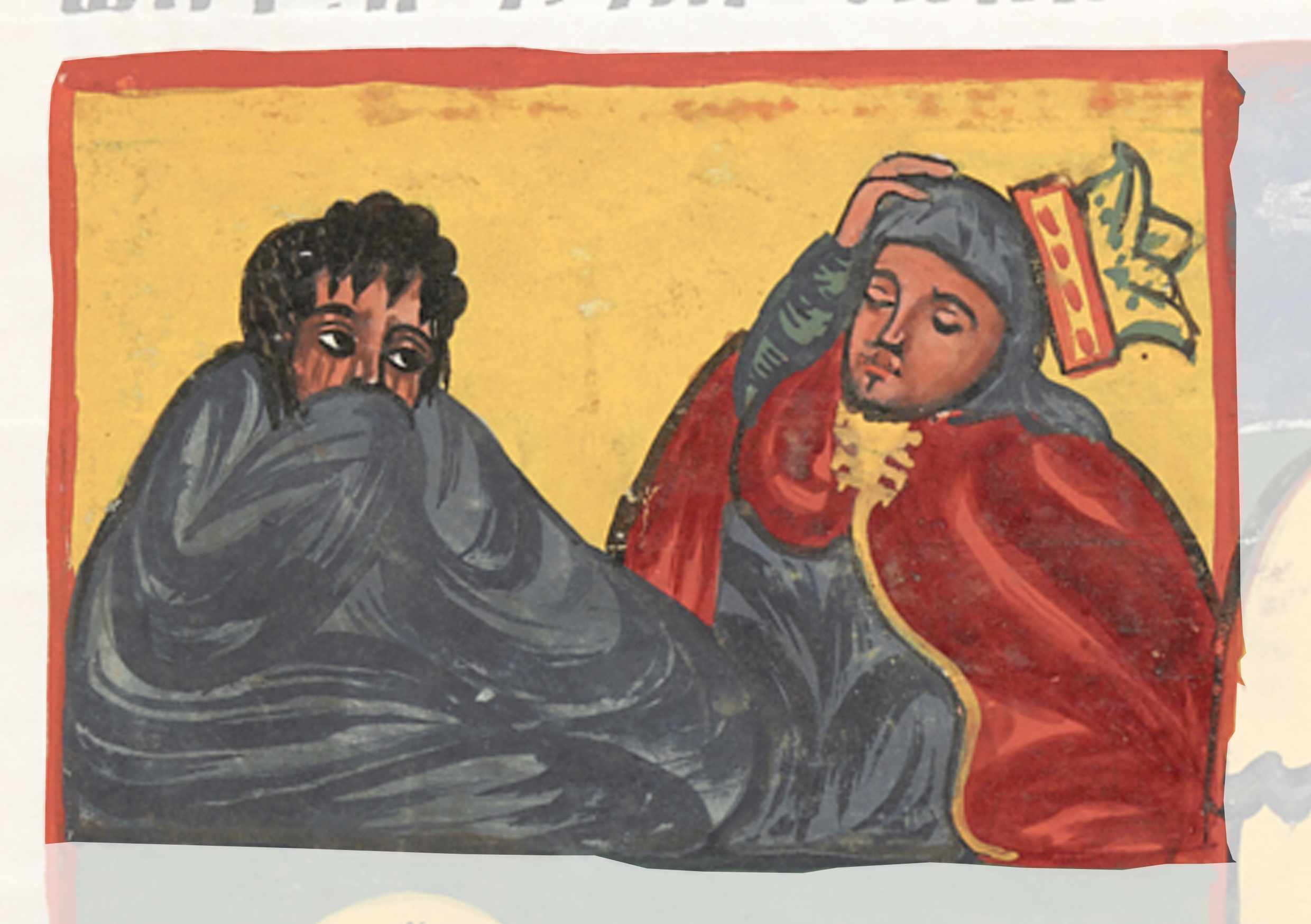 Painting Of Two Women Sitting On A Couch