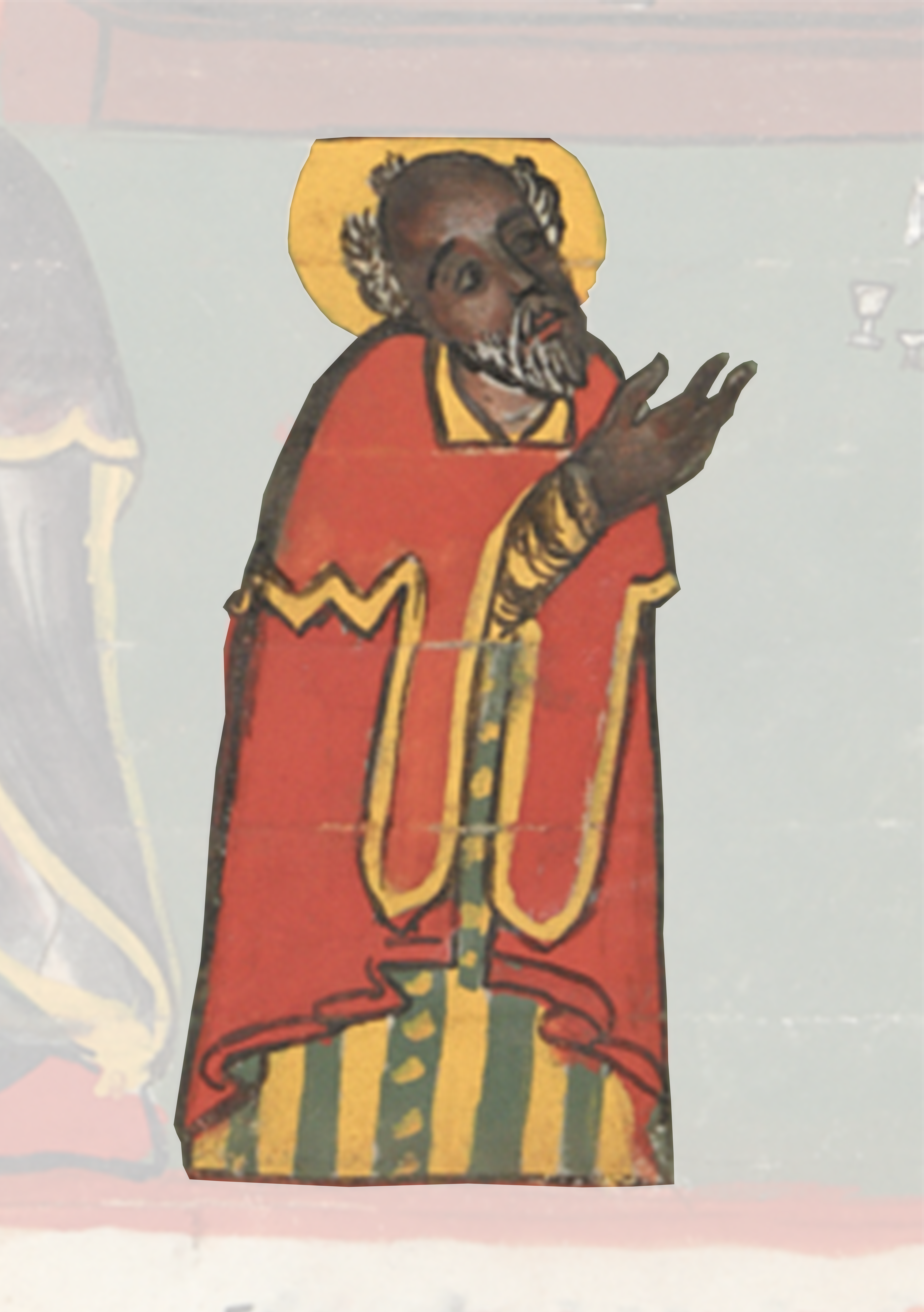 Painting Of A Man In A Red Robe