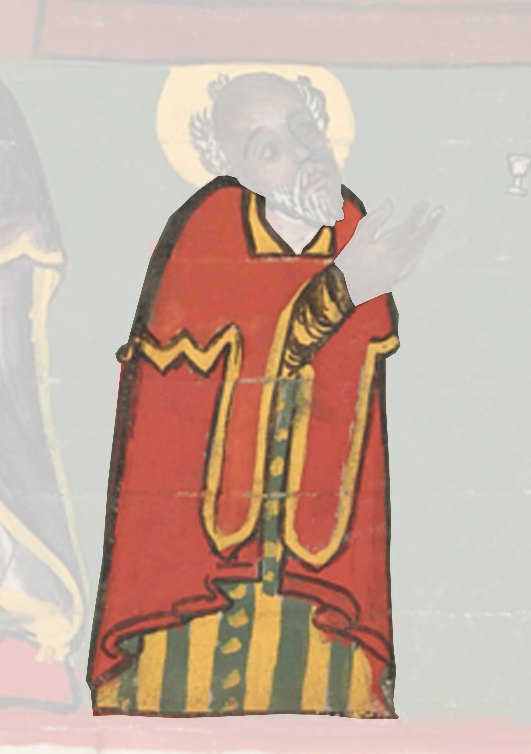 Painting Of A Man In A Red Robe