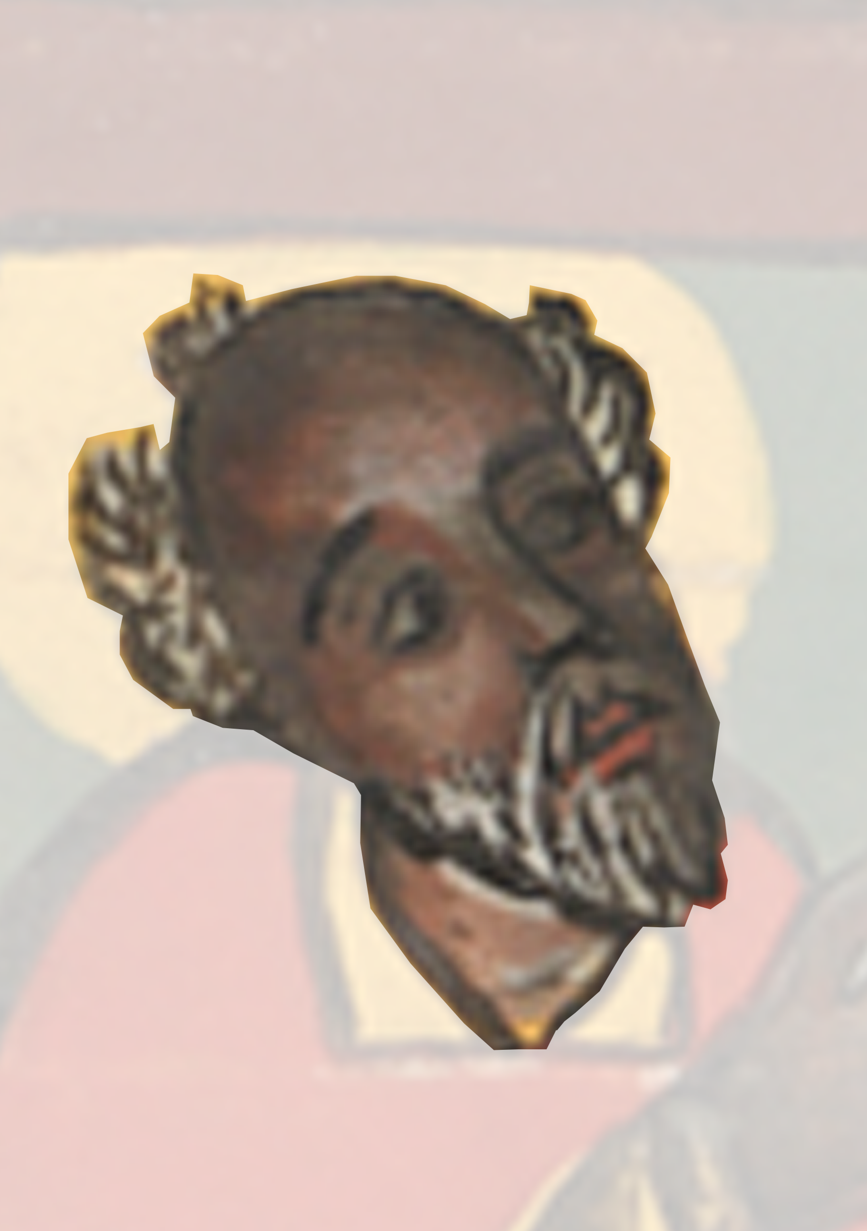 Painting Of A Man With A Goat Head