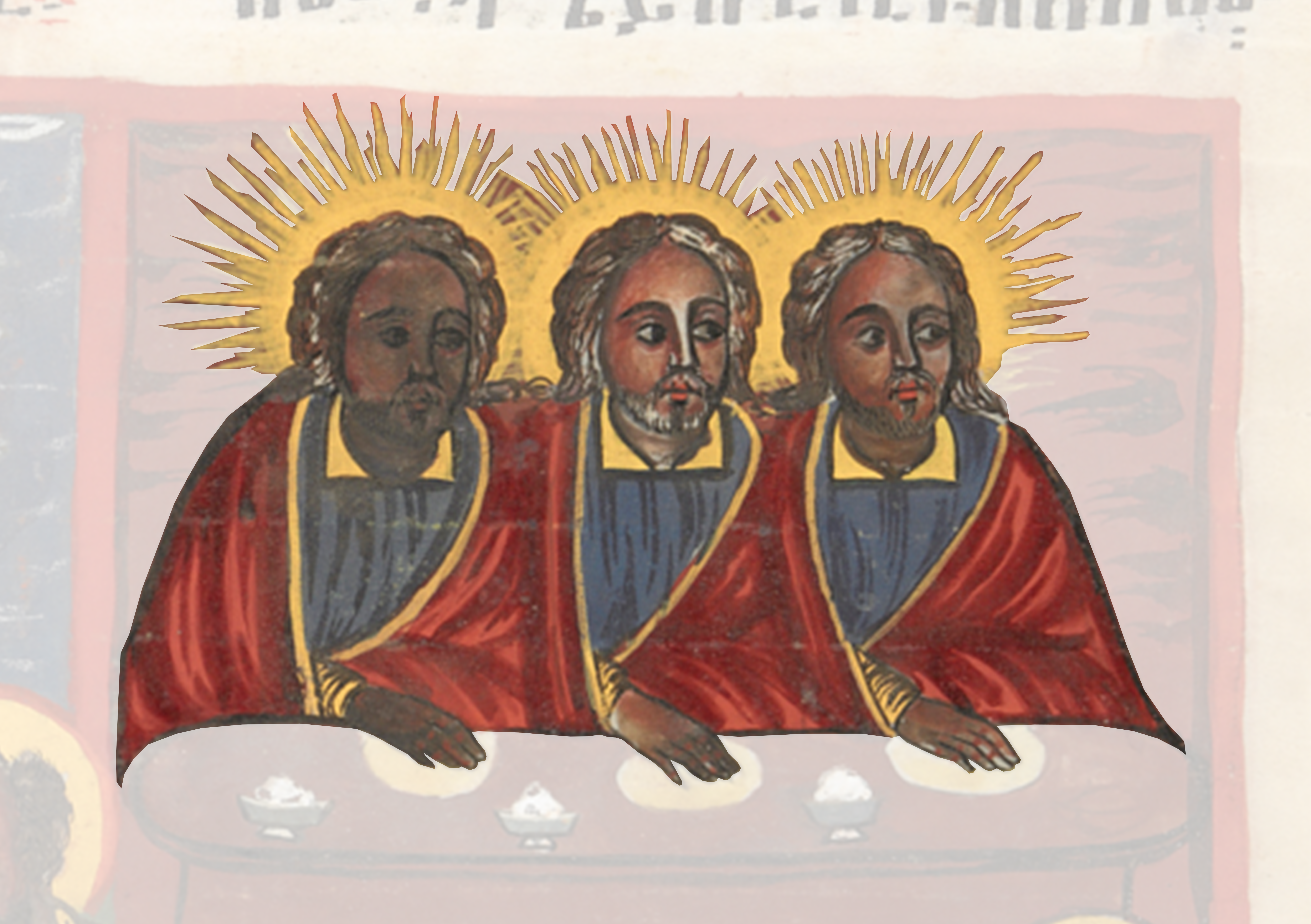 Three Men With Sunbubs