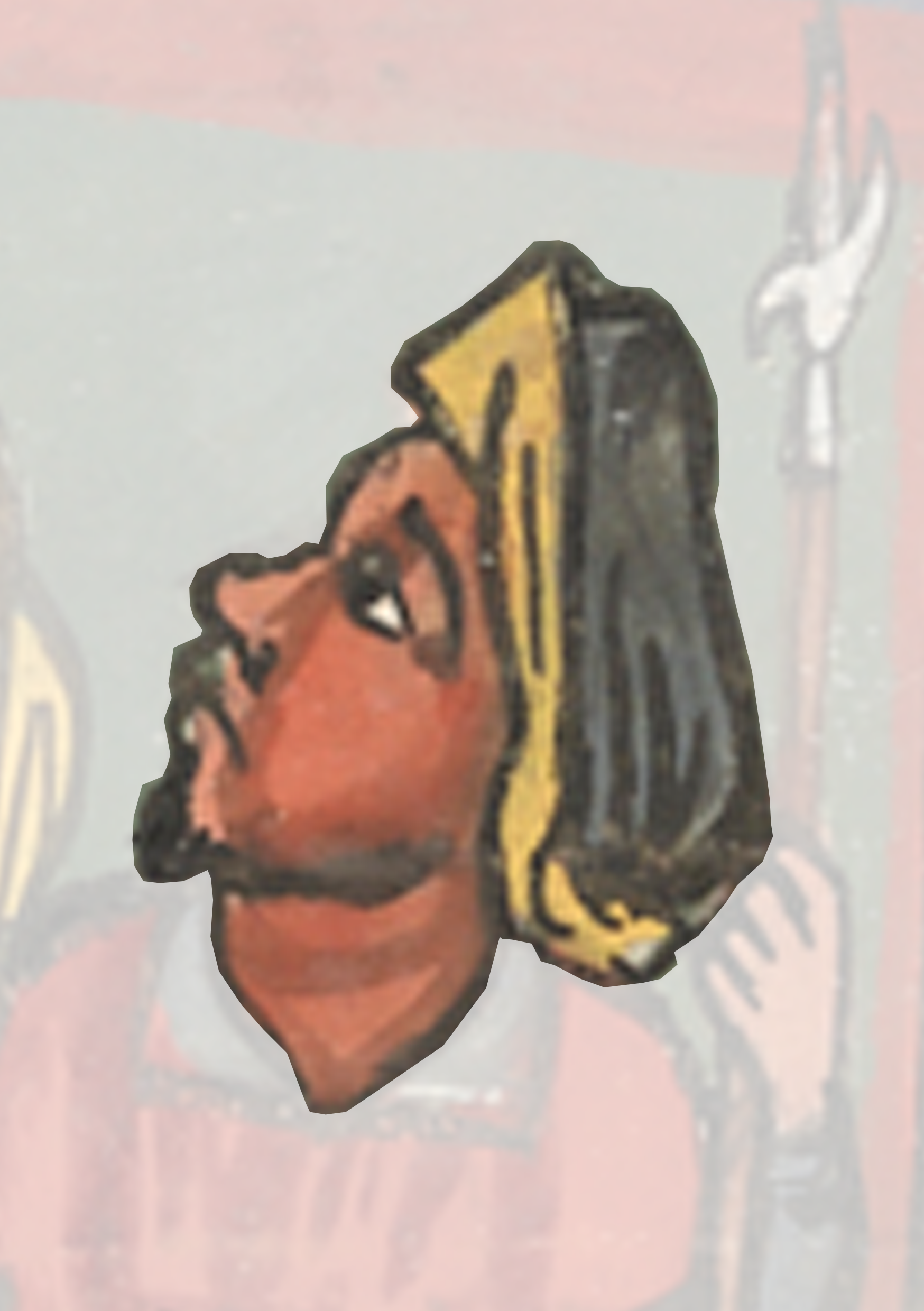 Painting Of A Woman With A Knife And A Knife