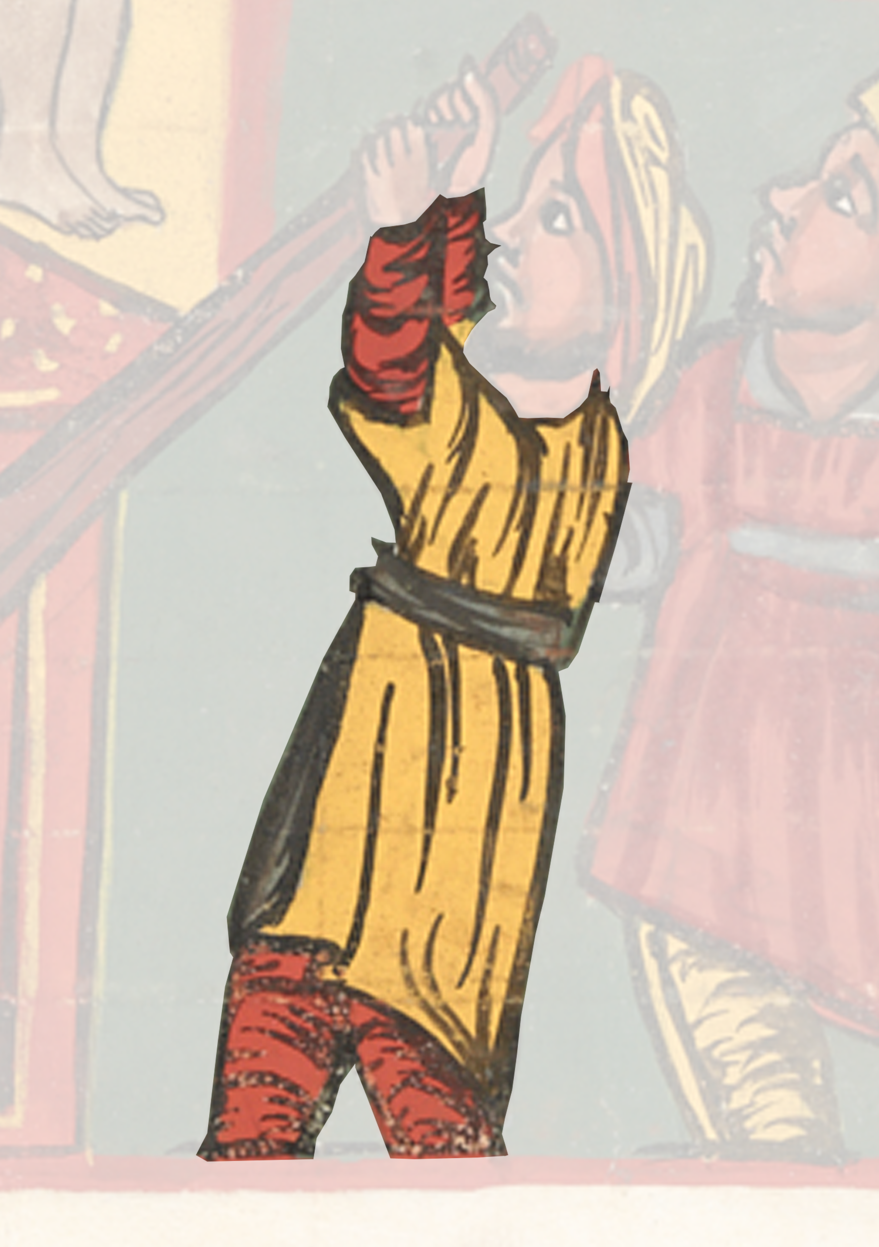 Painting Of A Man Holding A Gun